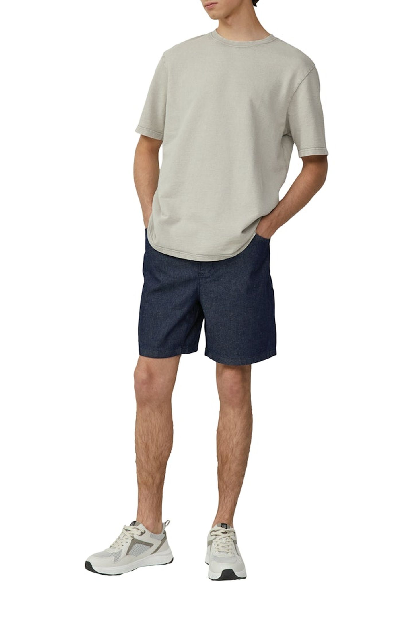 S.OLIVER-QS JEANS SHORTS BLUE DENIM 2
