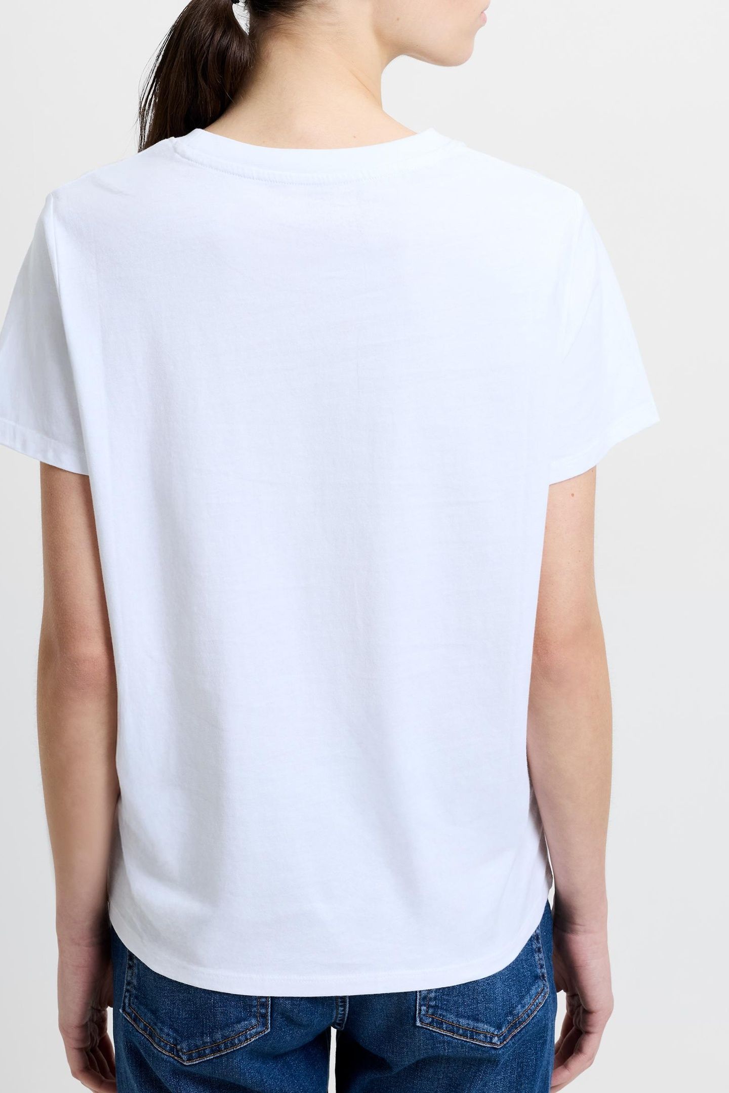 BONJOUR TEE WHITE/RASPBERRY PINK 3