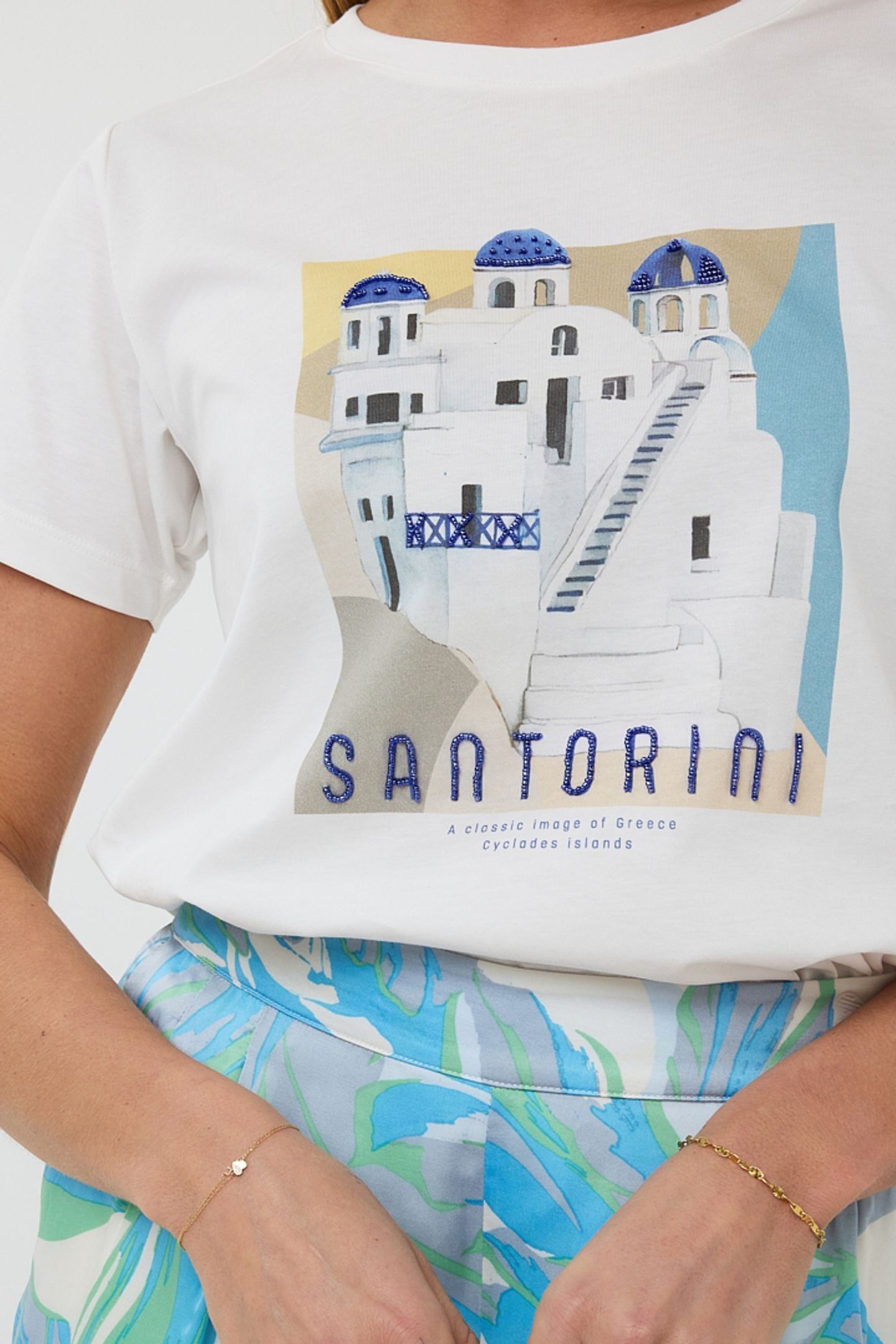 T-SHIRT "SANTORINI” OFF WHITE 2