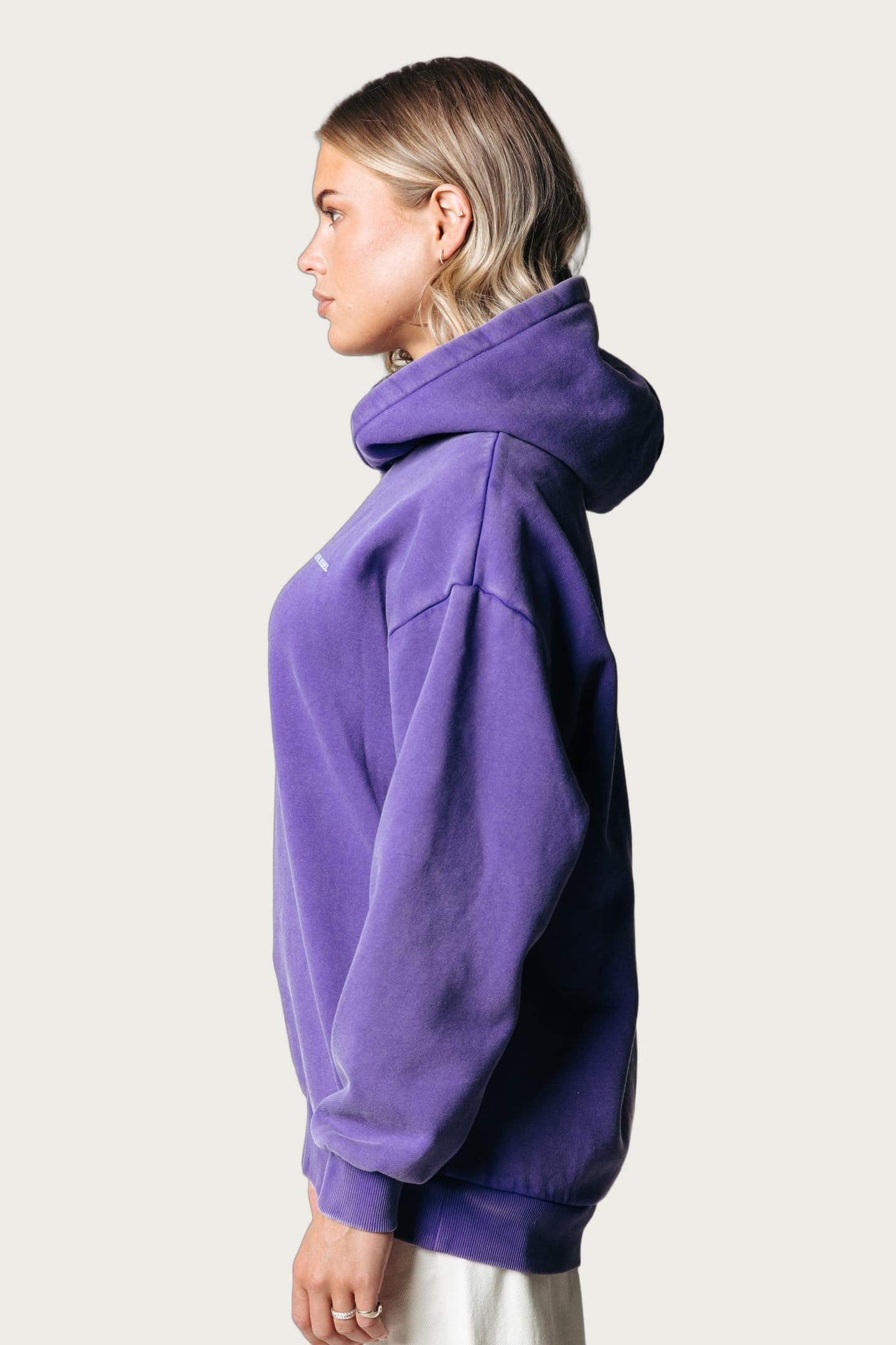 CONCERT ACID WASH CLEAN HOODIE LIBERTY PURPLE 4