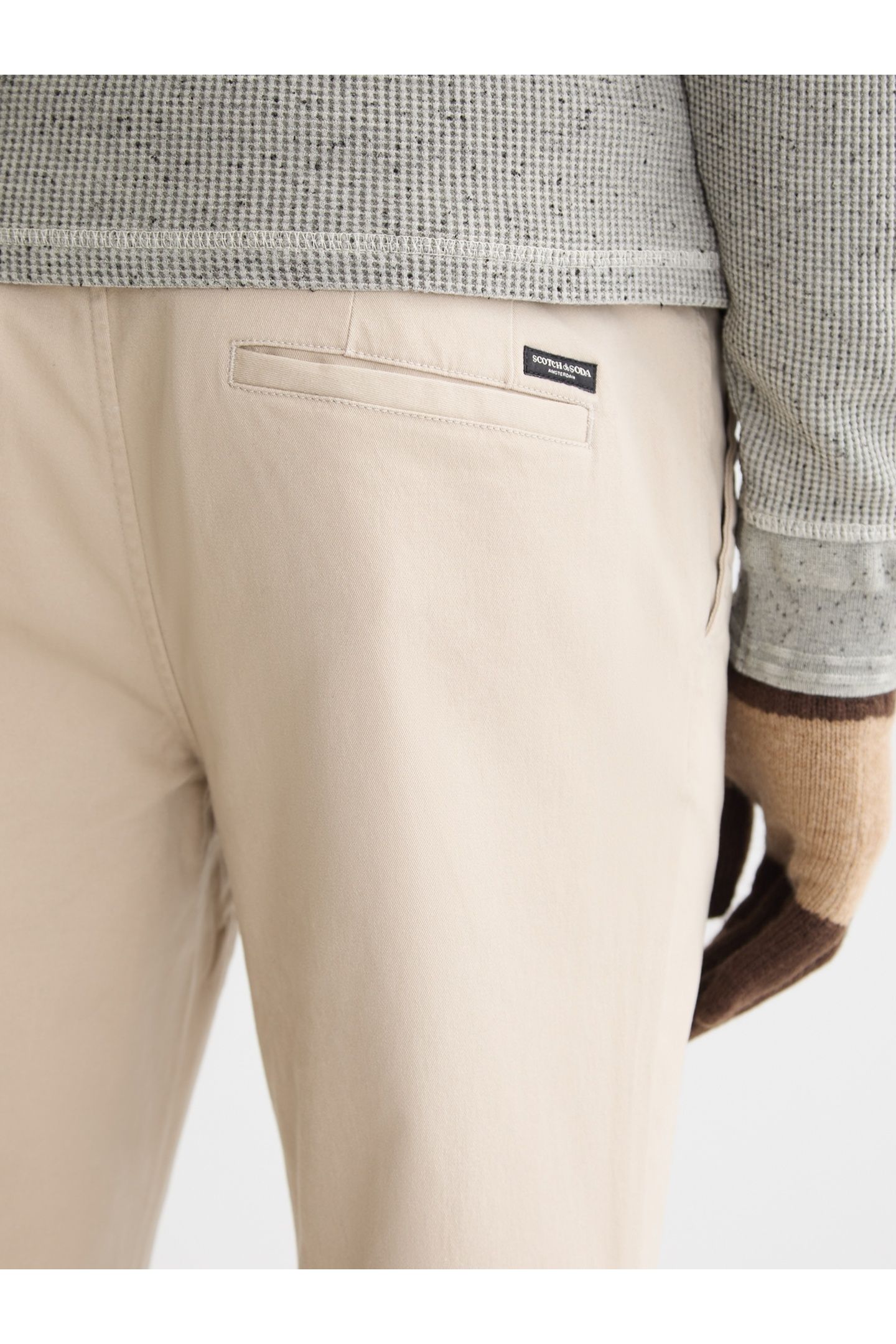 MOTT - WASHED COTTON BLEND CHINO PLAZA TAUPE 6