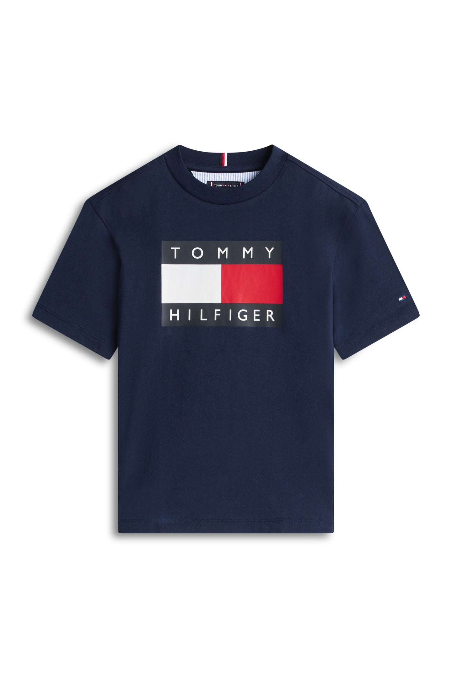 BOYS HERITAGE PRINTED FLAG T-SHIRT DARK NIGHT NAVY 4