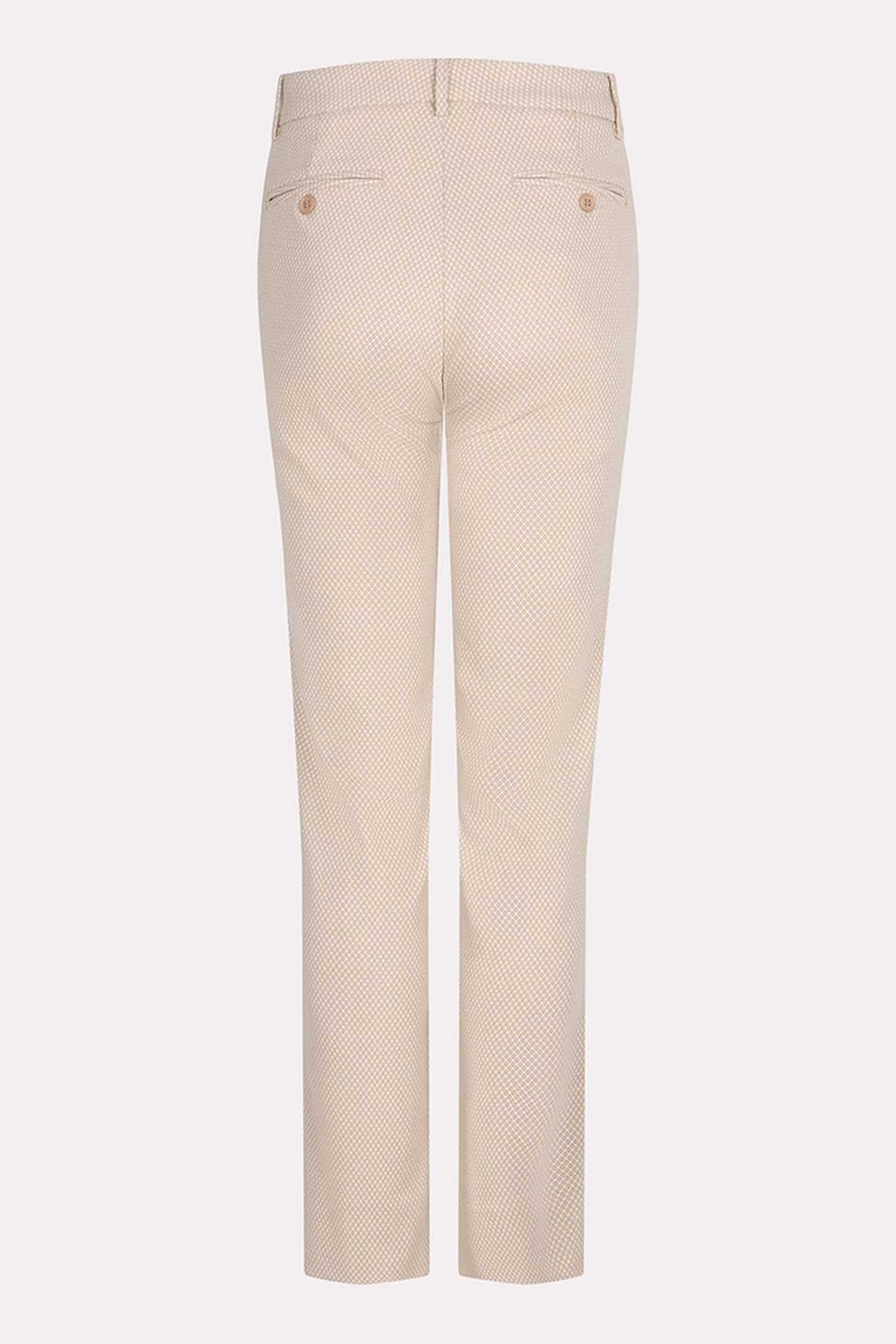 TROUSERS JACQUARD SQUARE SAND 8