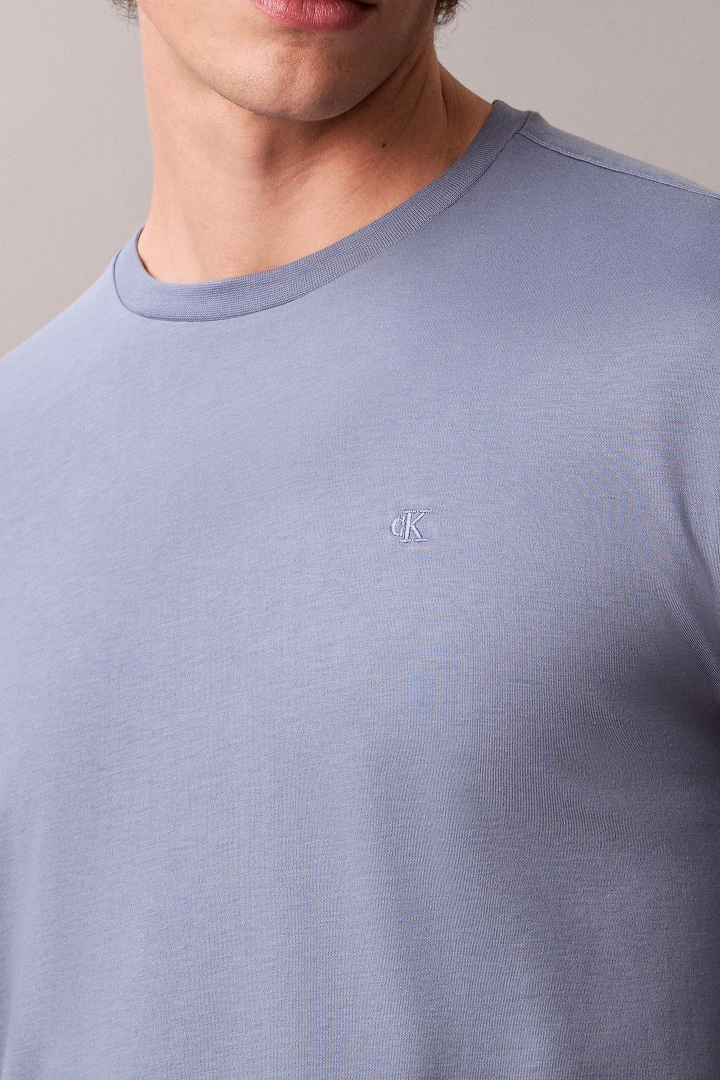 LS SUPIMA INTERLOCK TEE DUSTY SAILOR BLUE 5
