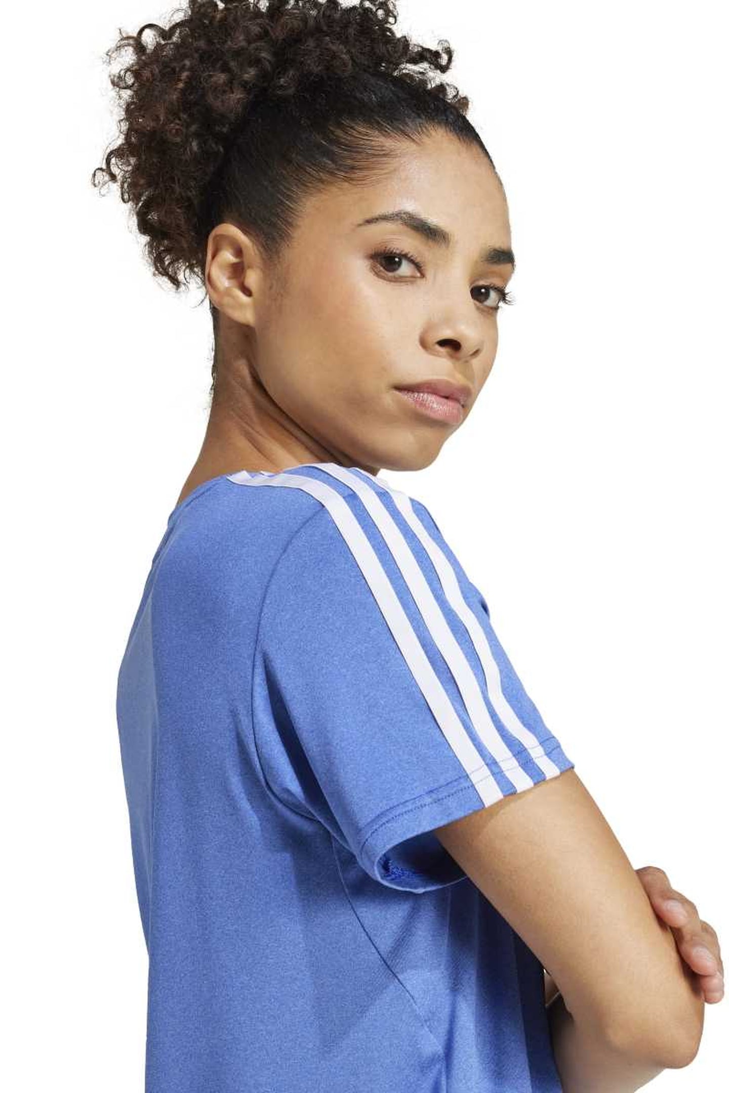 PERFORMANCE AEROREADY WORKOUT ESSENTIALS 3-STRIPES T-SHIRT S 7