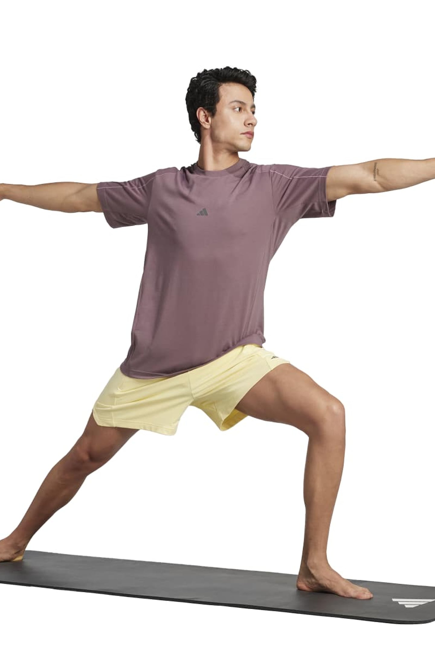 UNISEX PERFORMANCE ADIDAS D4T YOGA KNIT SHORT ALMOST YELLOW 6