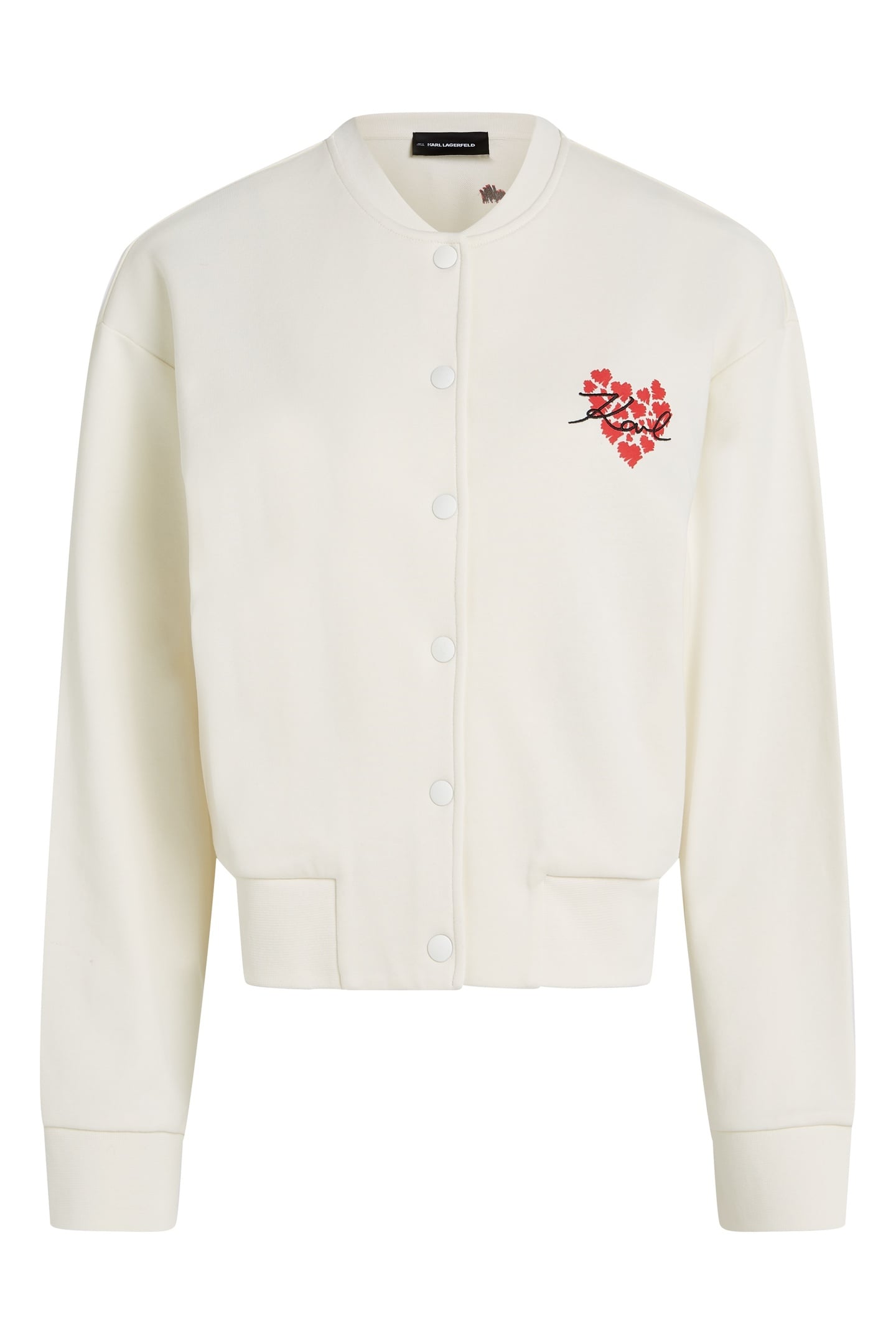 HEARTS SWEAT BOMBER CANNOLI CREAM 4