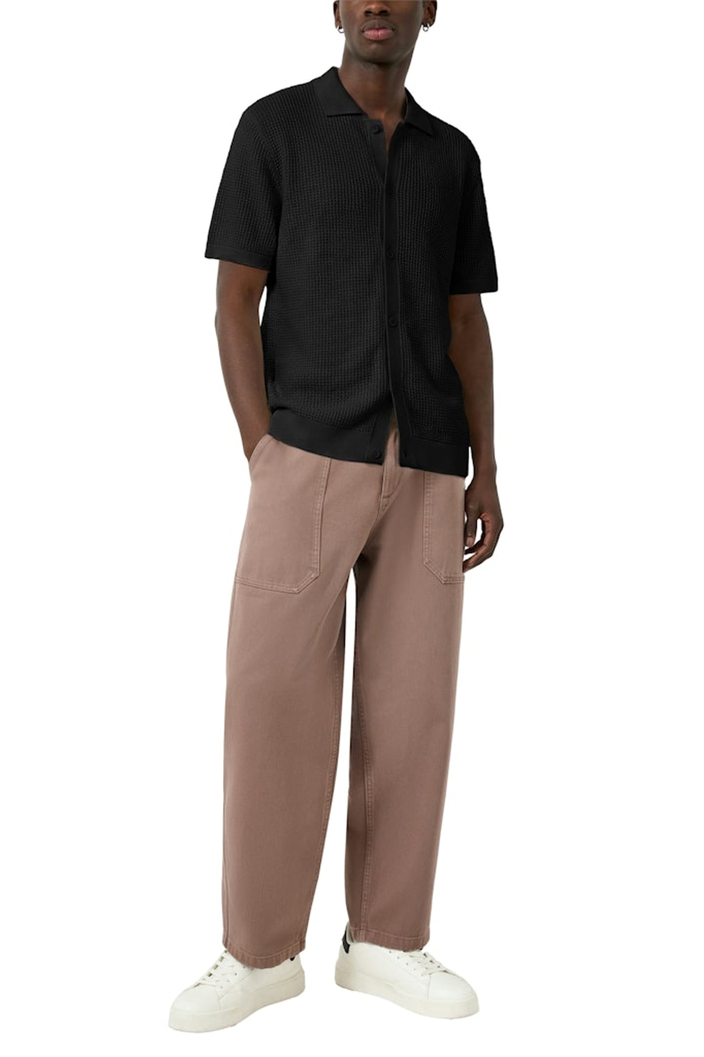 S.OLIVER-QS PULLOVER SHORTSLEEVE BLACK 8