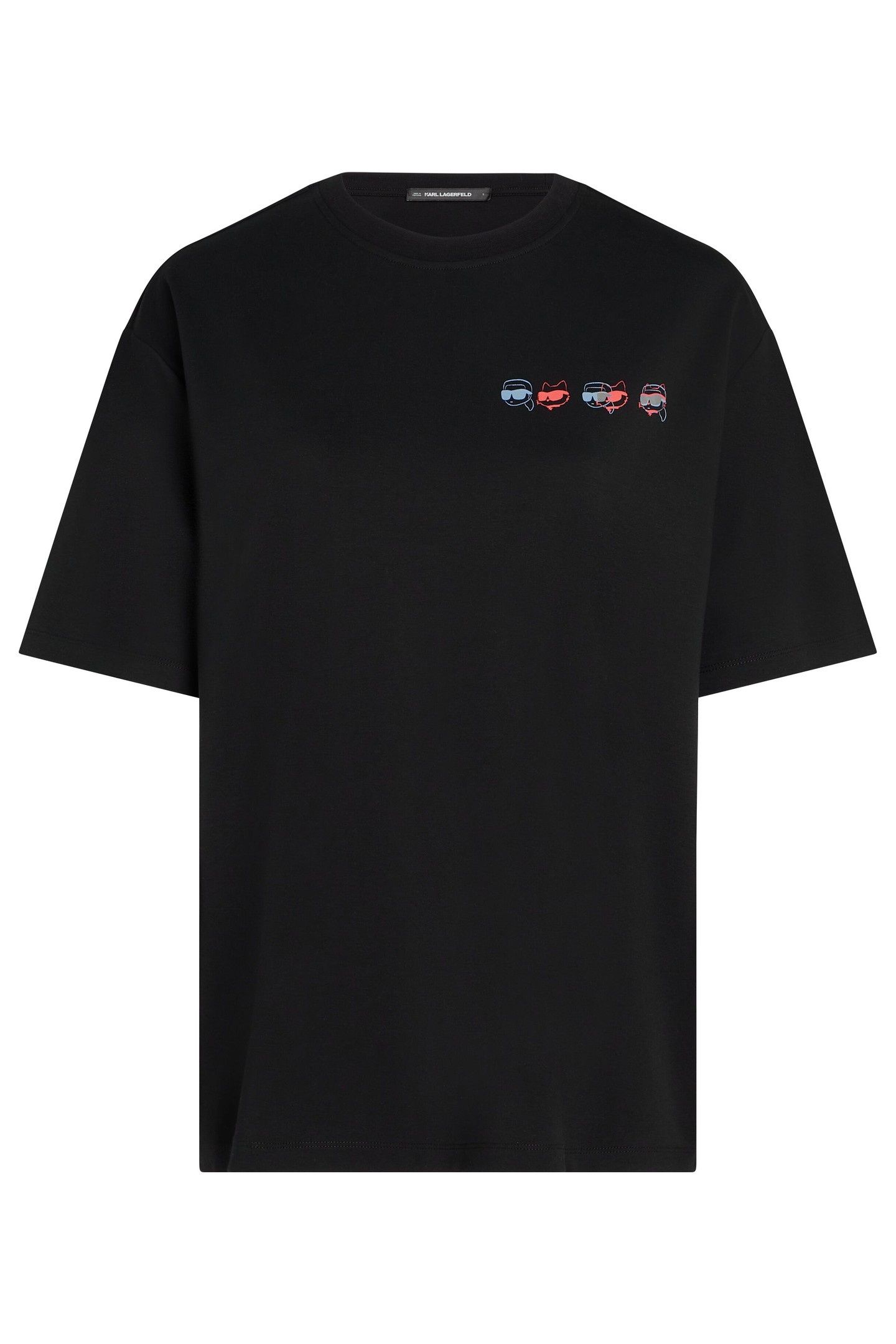 IKON COLOUR OVERSIZED TSHIRT BLACK 5