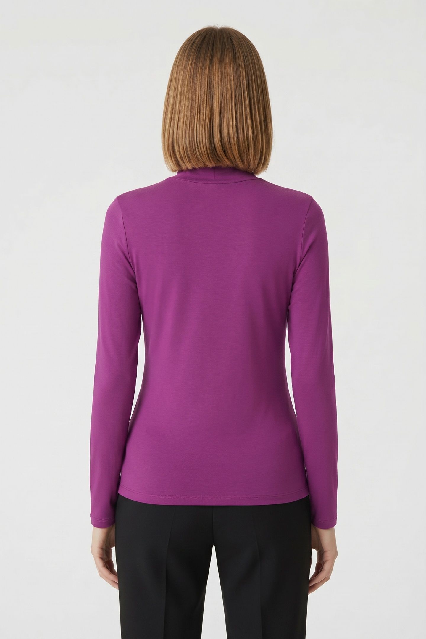 MOCK NECK LS T-SHIRT PHLOX 2