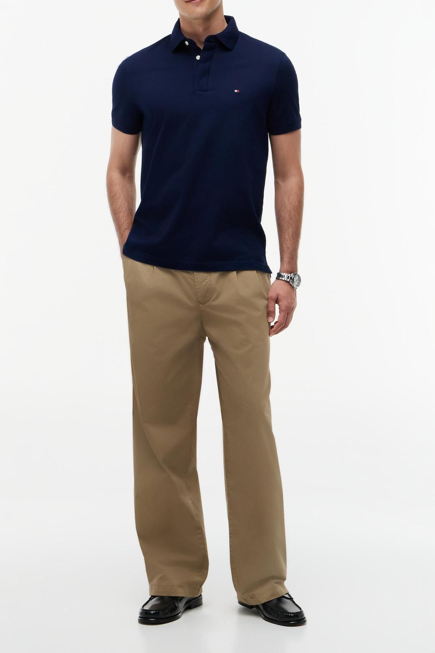 JACQUARD POLO CARBON NAVY 2