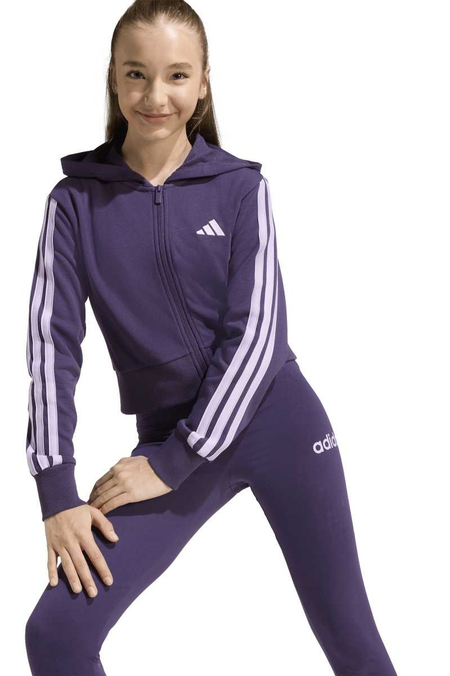 SPORTSWEAR ESSENTIALS FULL ZIP HOODIE AURORA PLUM 4