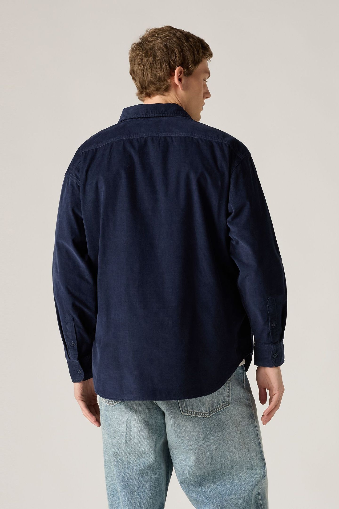 LOOSE BUTTON UP NAVY BLAZER 5