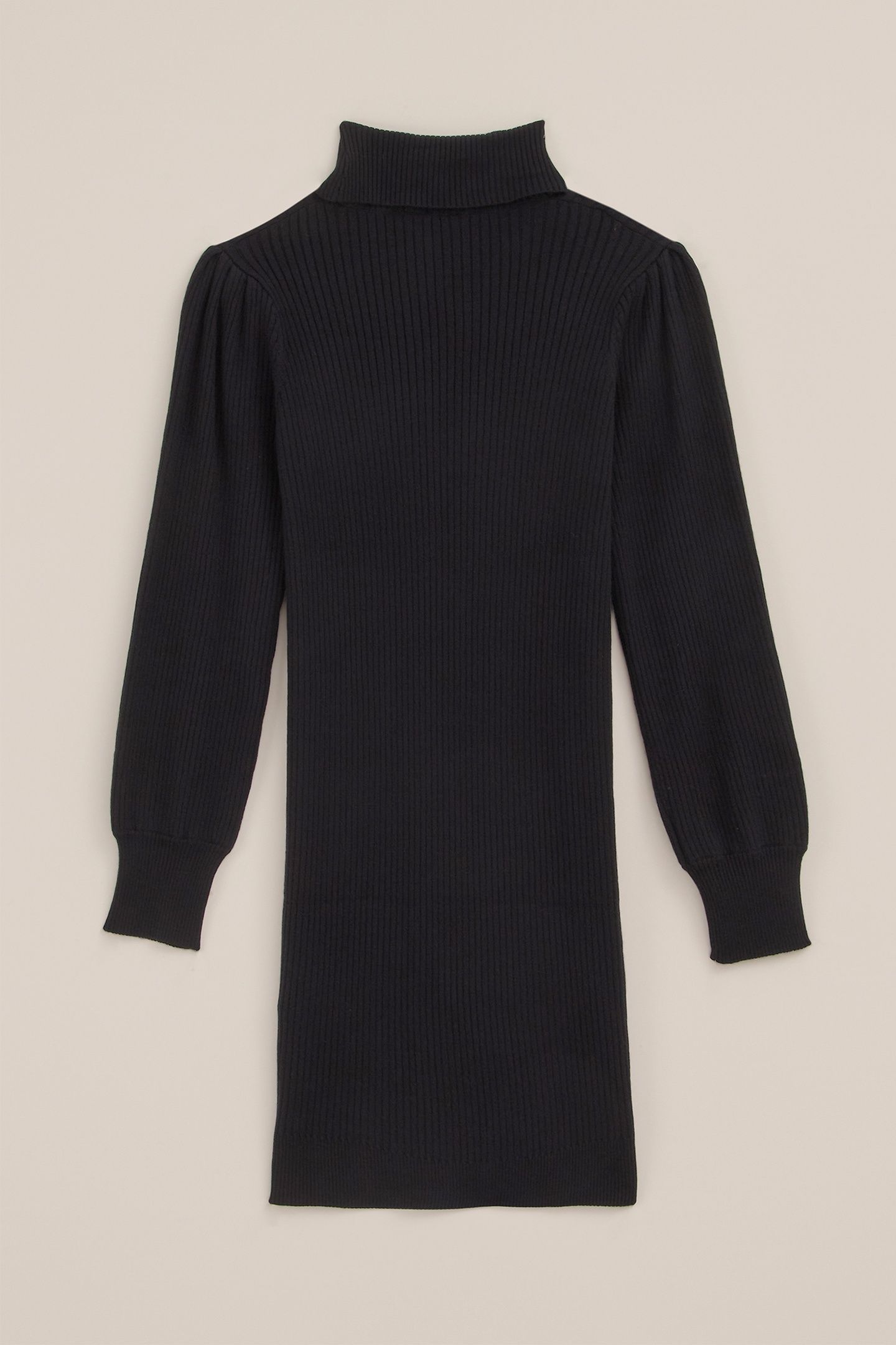 DRESS MID LENGTH BLACK 4
