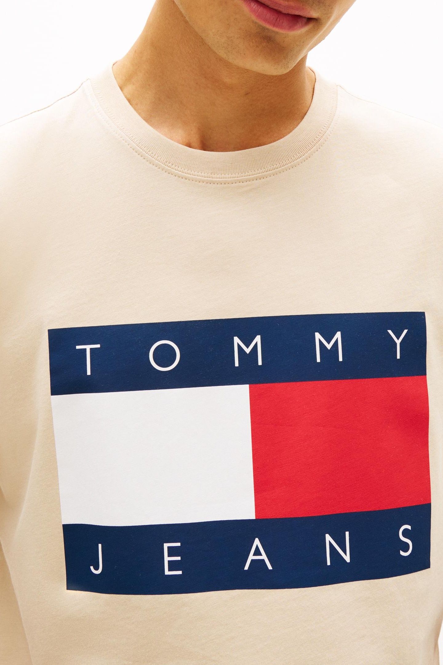 TJM REGULAR BIG FLAG SS WHITE CLAY 5