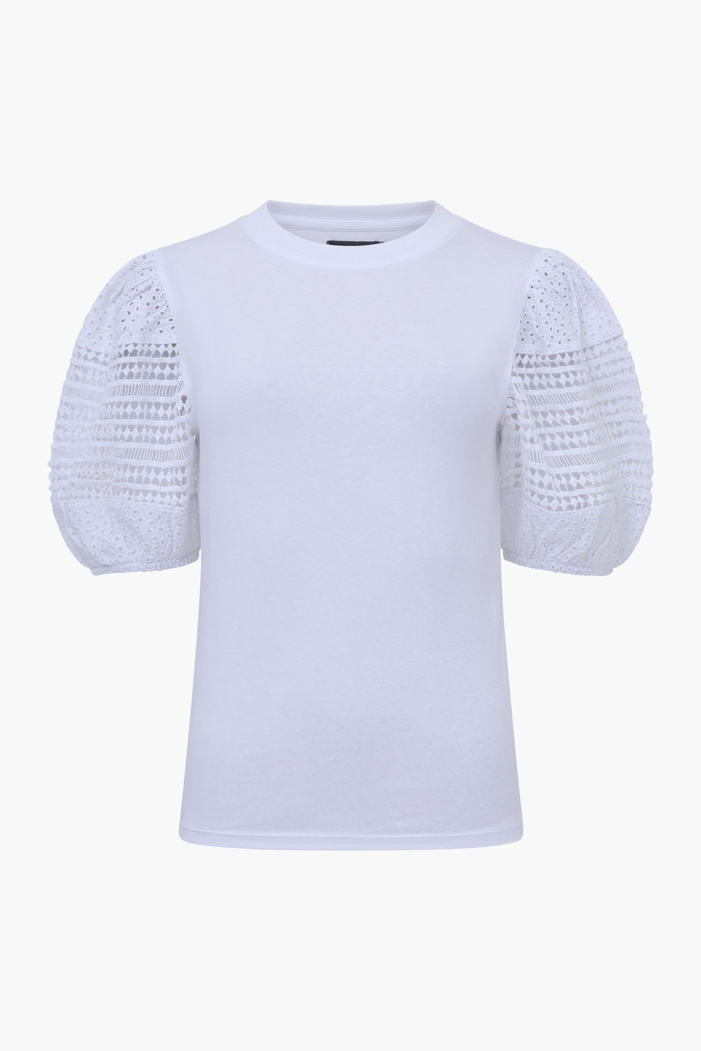 CROCHET LACE SLV LINEN WHITE 4