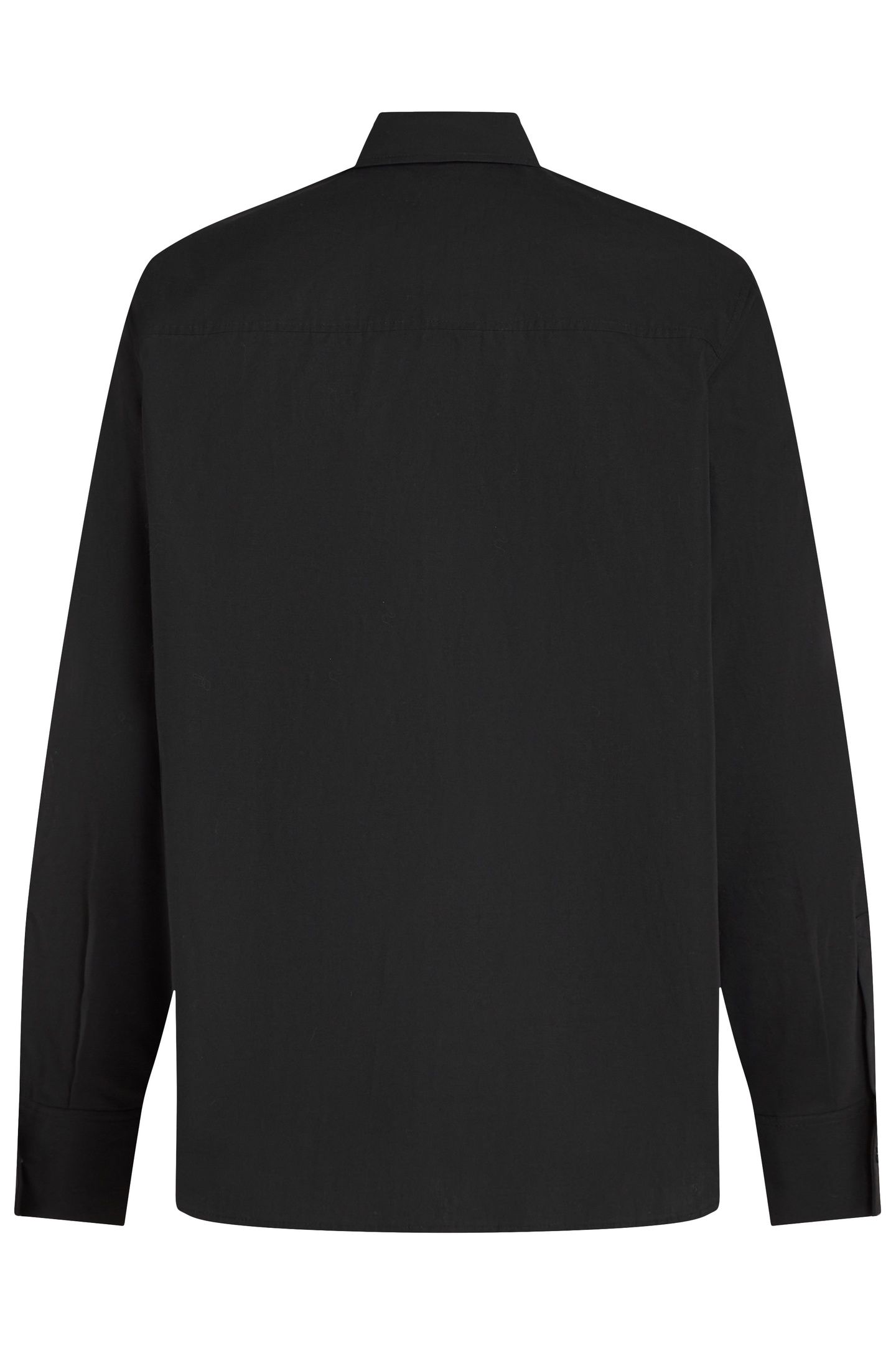 RETRO POPLIN BOW BLOUSE BLACK 4