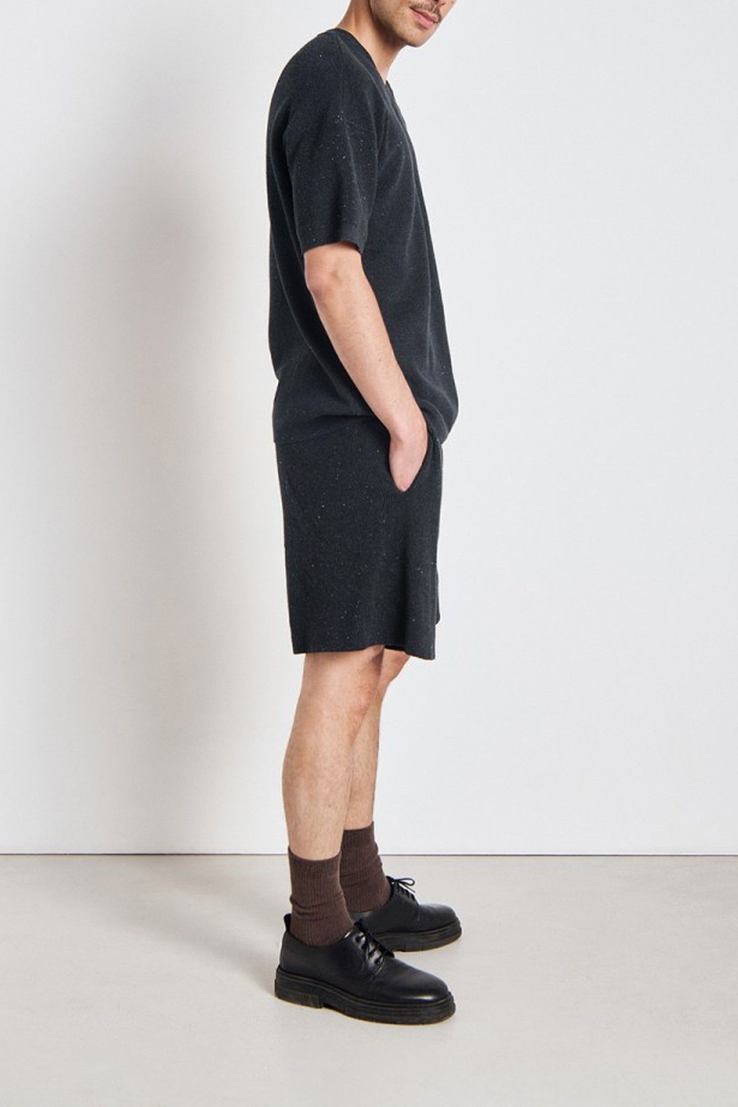DOZBOROW SHORTS CENDRE CHINE 5