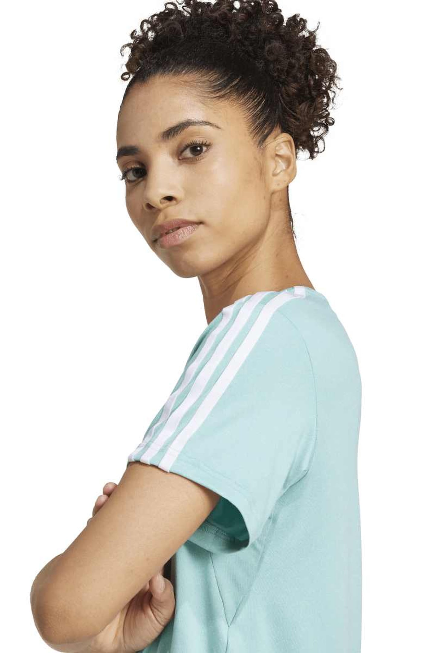 PERFORMANCE AEROREADY WORKOUT ESSENTIALS 3-STRIPES T-SHIRT M 5