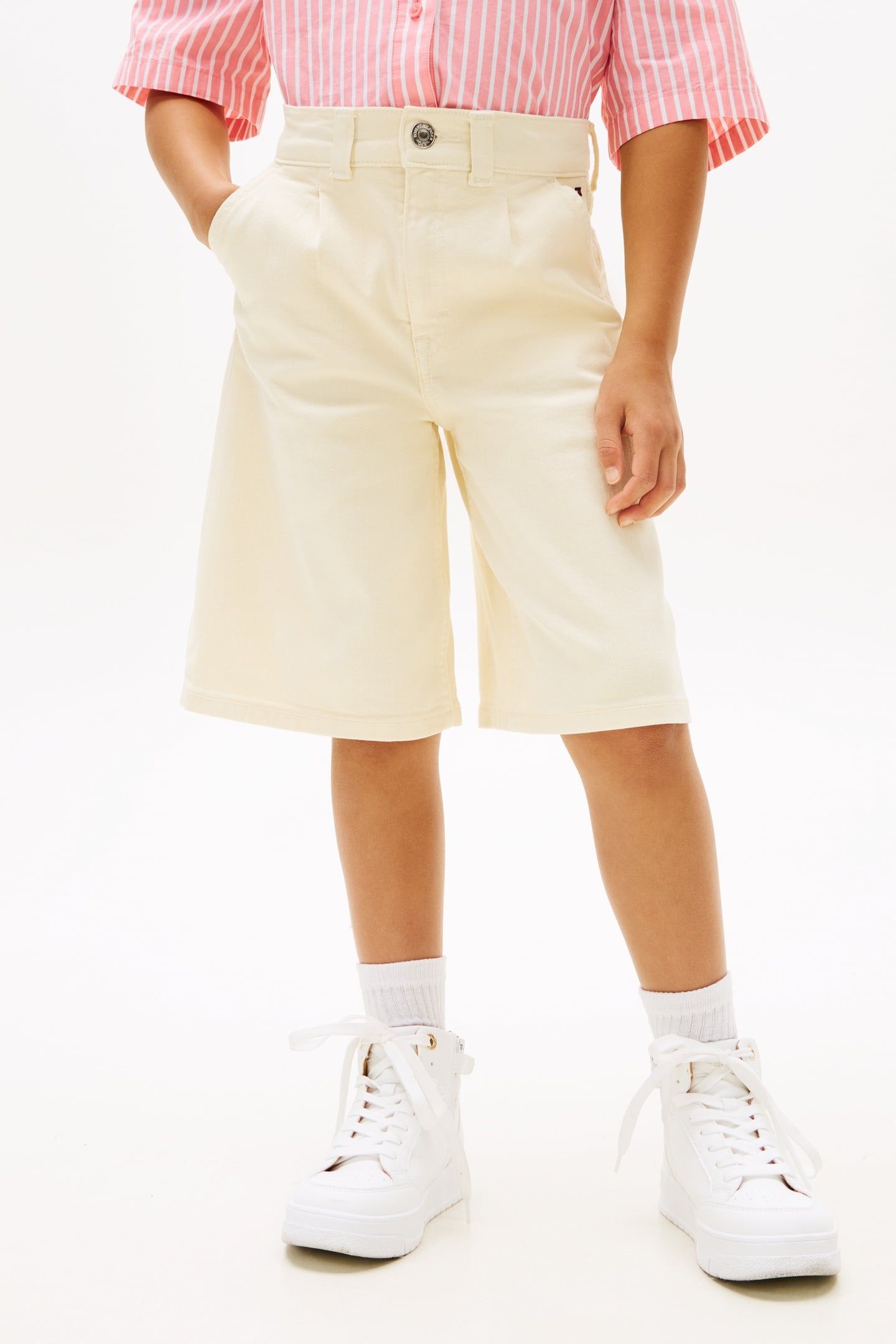GIRLS MABEL SHORTS ECRU 2