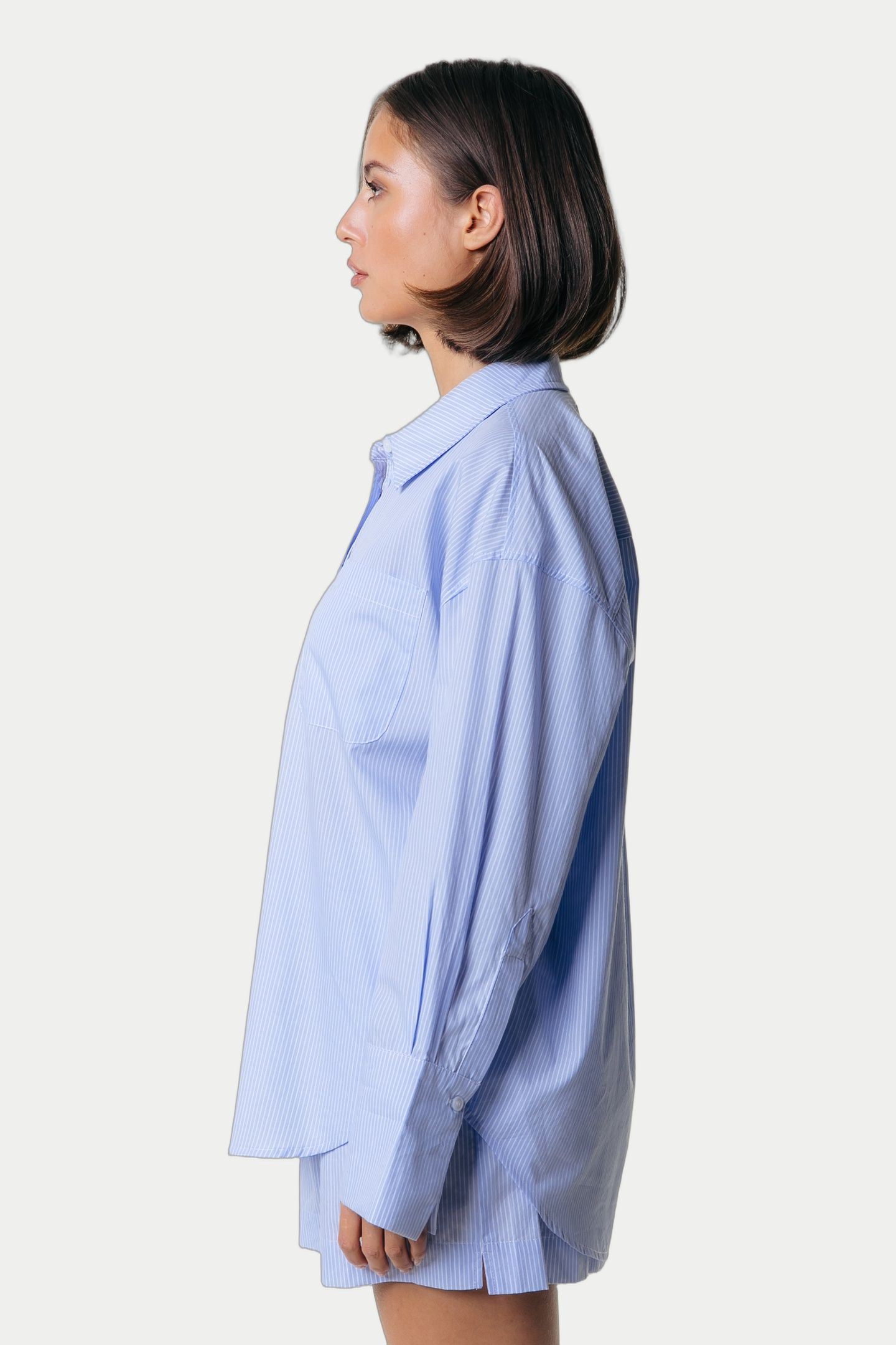 TALIA STRIPED BLOUSE LIGHT BABY BLUE 3