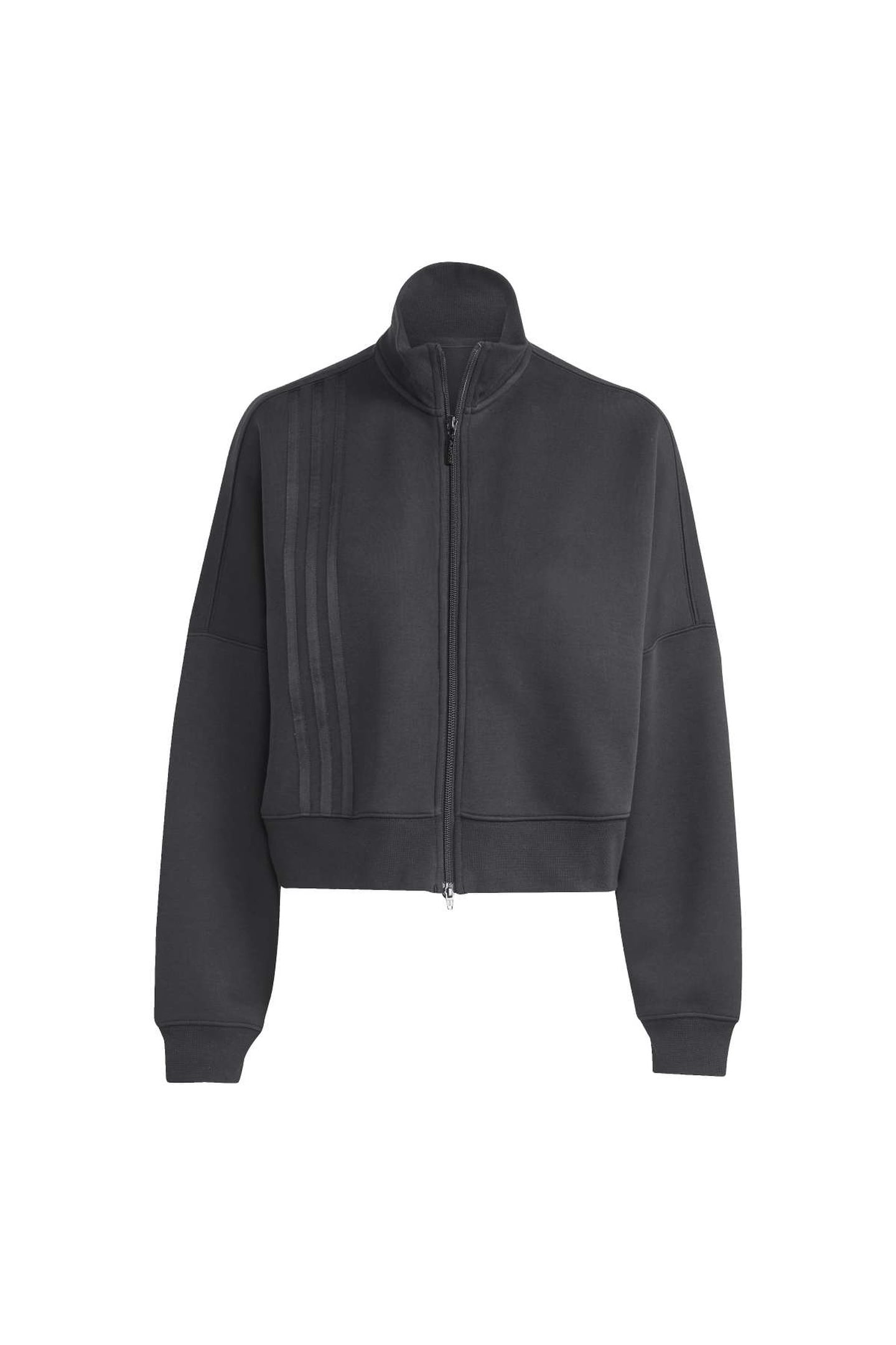 ORIGINALS OFF PLACED 3 STRIPES ZIP UP BLACK 6