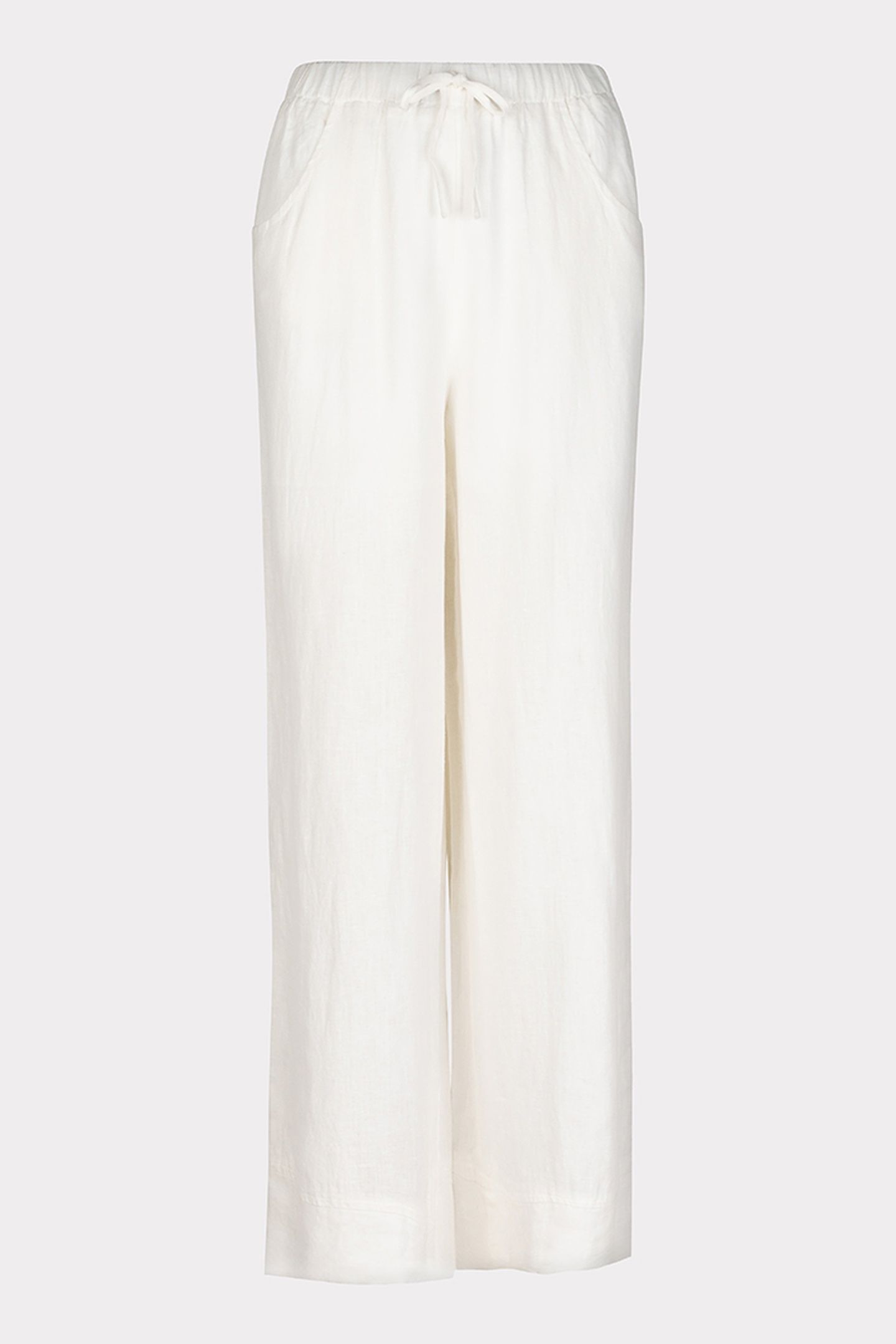 TROUSERS LINEN OFF WHITE 4