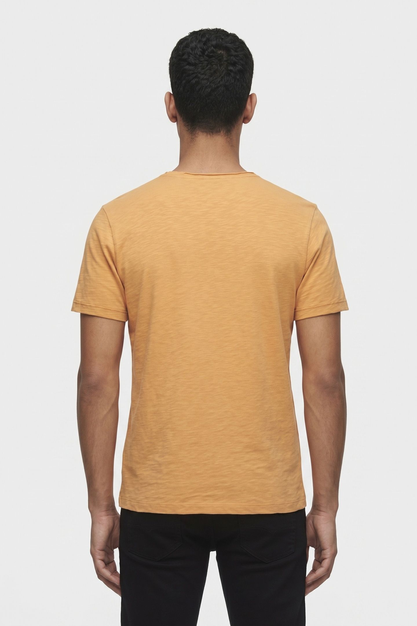 T-SHIRT CREWNECK SLUB YELLOW 2