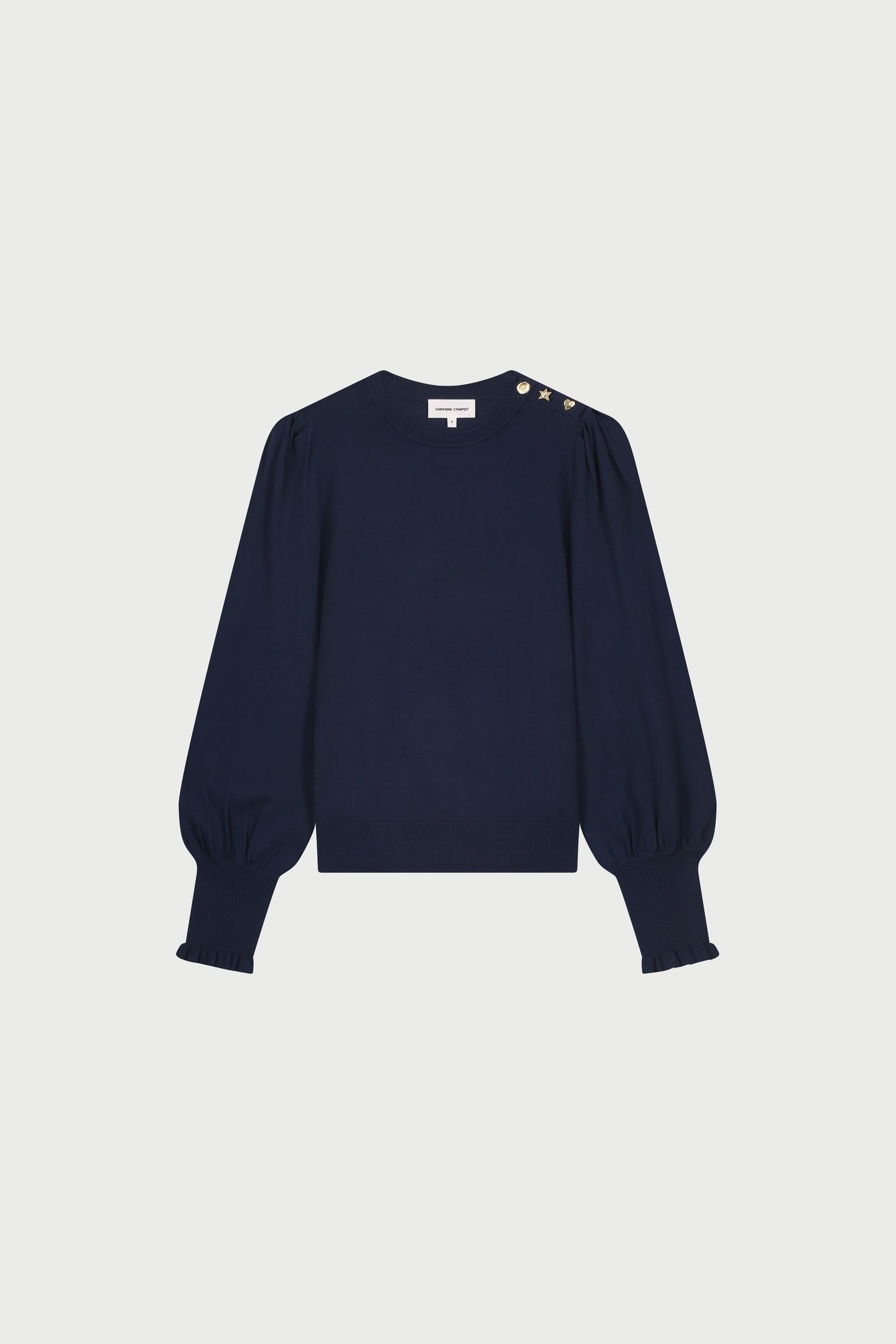 MOLLY BALLOON PULLOVER AFTER MIDNIGHT BLUE 5
