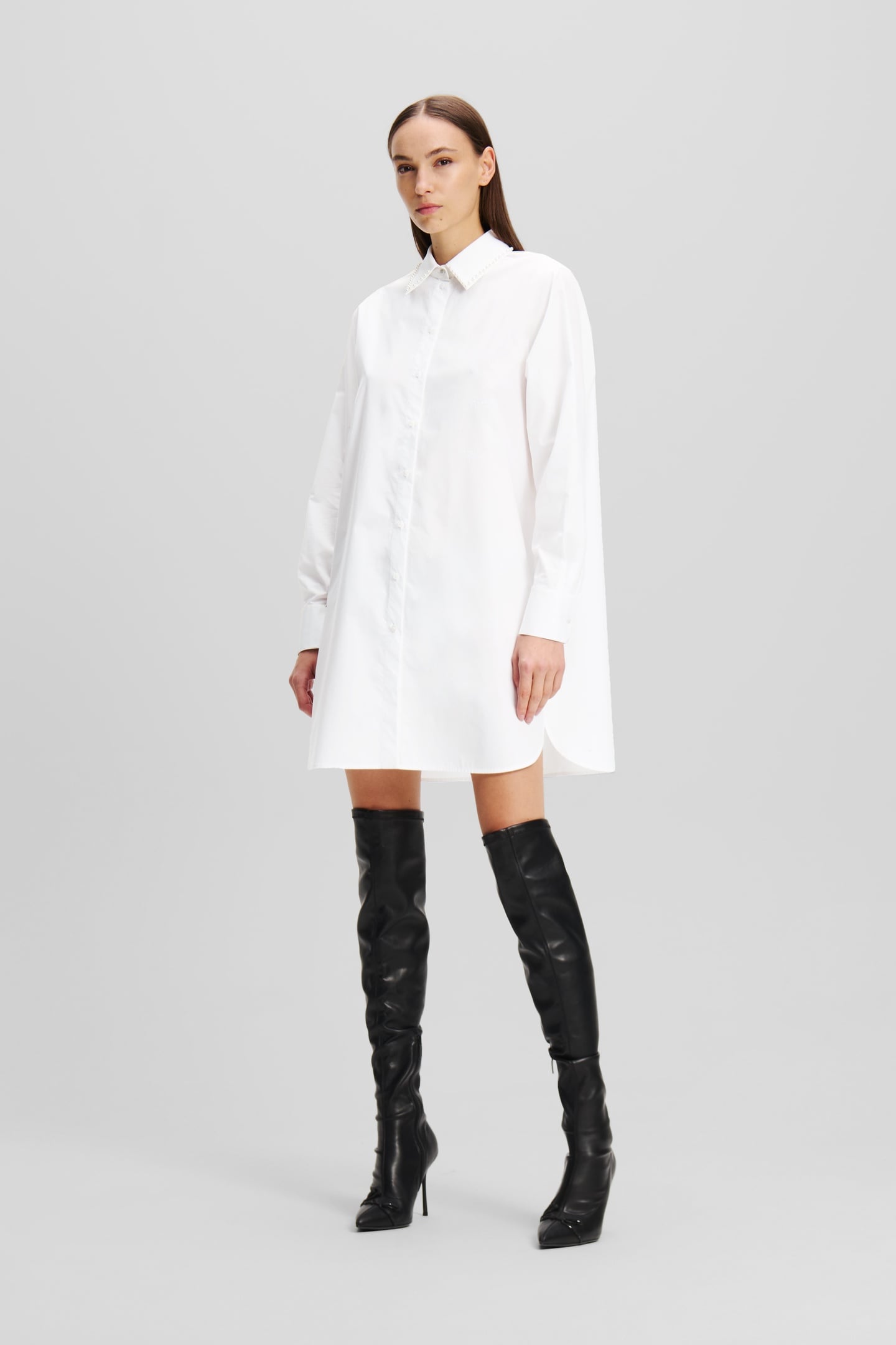 PEARL EMBELLISHED TUNIC WHITE 1