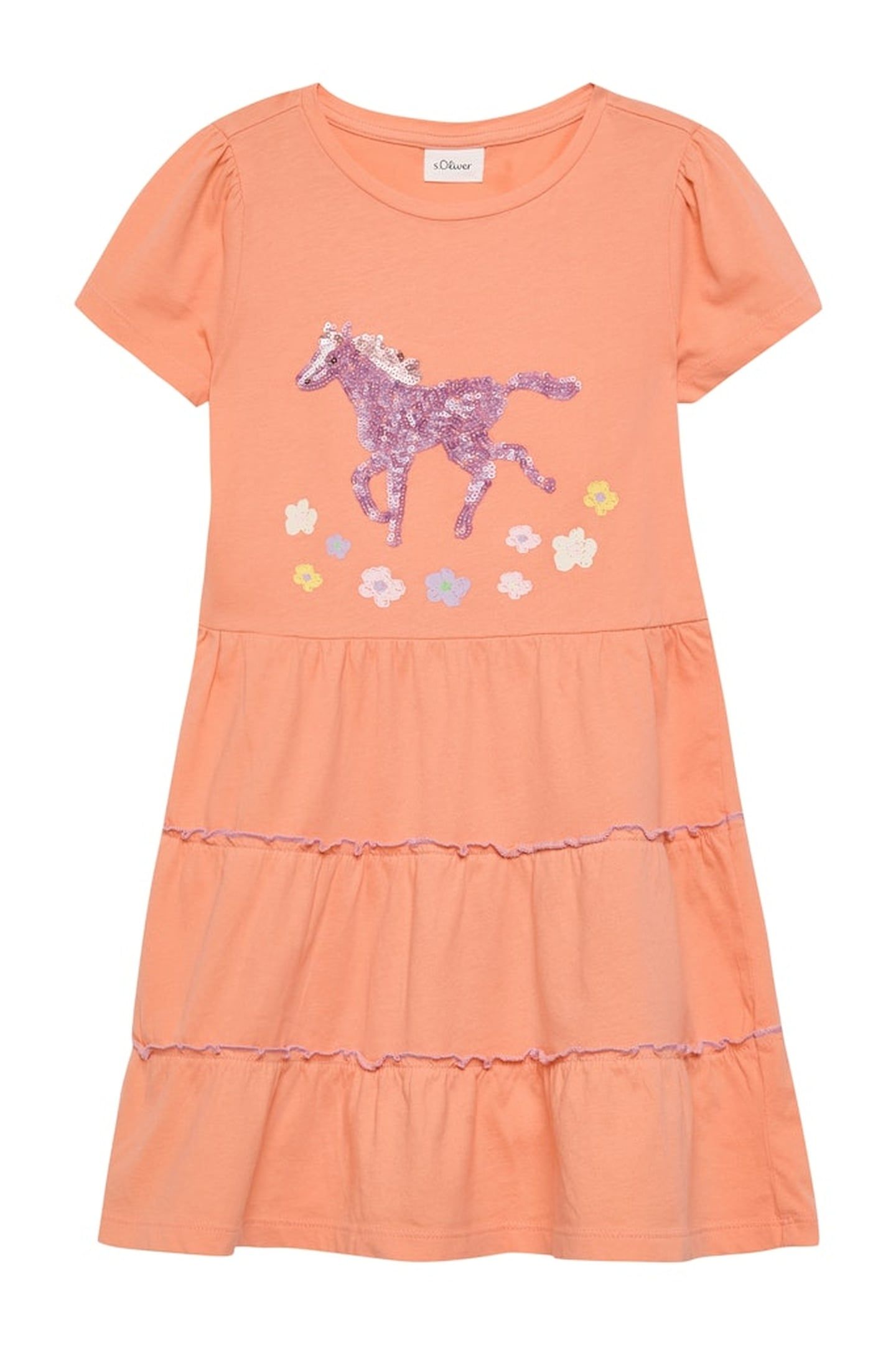 S.OLIVER DRESSES ORANGE 1