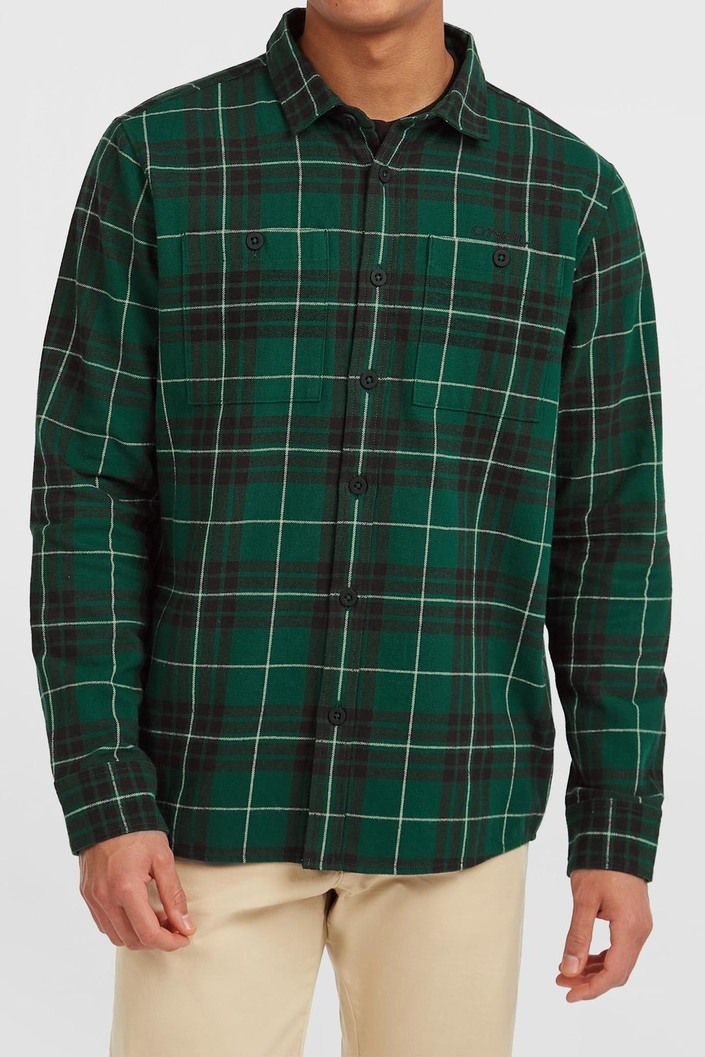 O'NEILL MUST-HAVE FLANNEL SHIRT GREEN FLANNEL CHECK 2