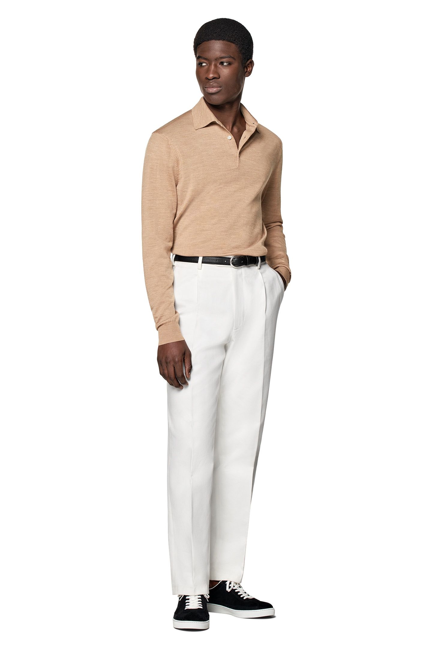LS BUTTON POLO CAMEL (OO) POLO 5
