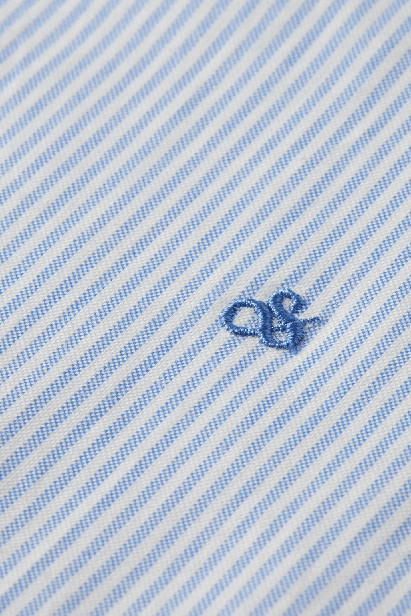 GIRLFRIEND OXFORD STRIPES SHIRT WHITE AND BLUE STRIPE 7