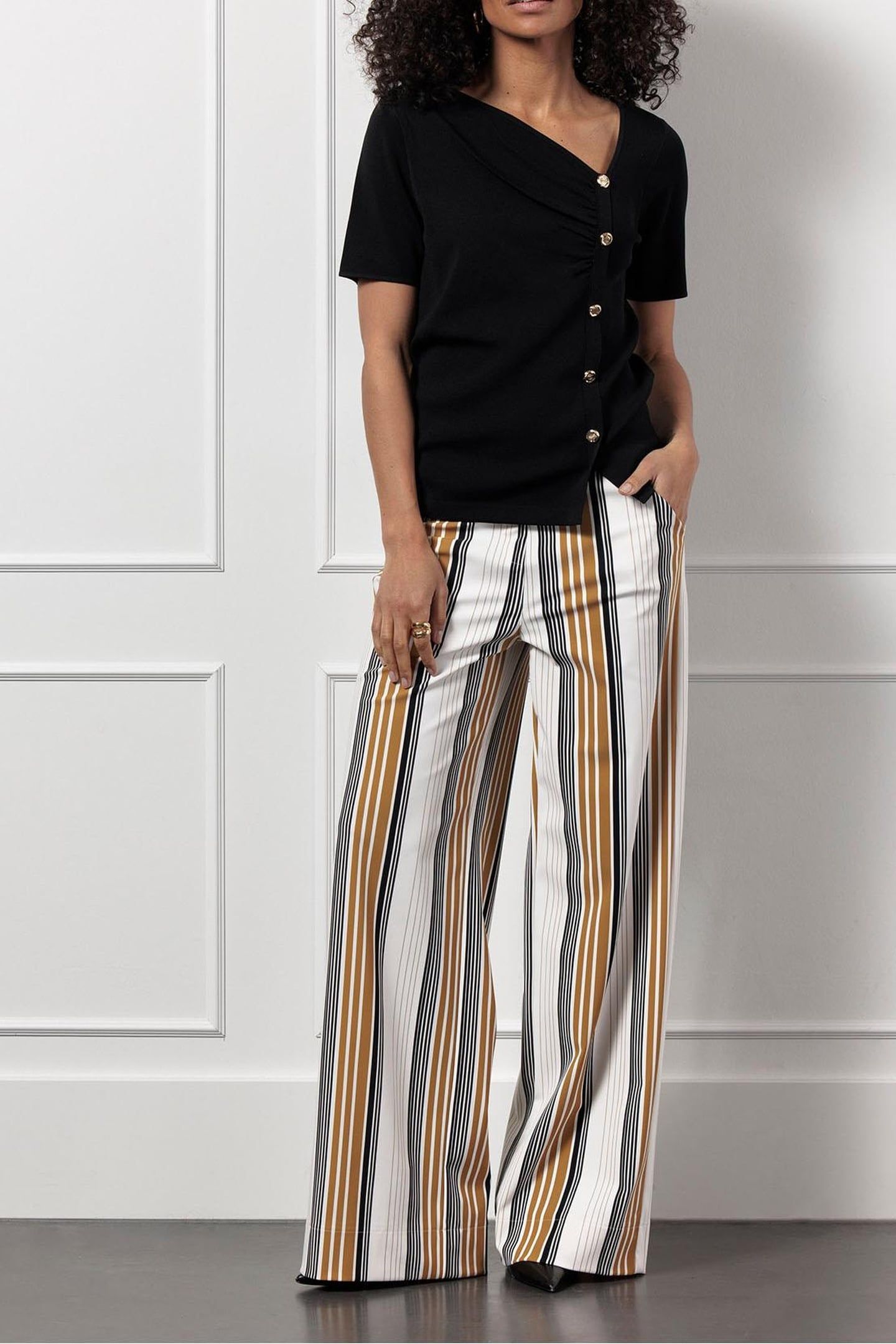 LEXIE STRIPE TROUSERS MULTI COLOR 3