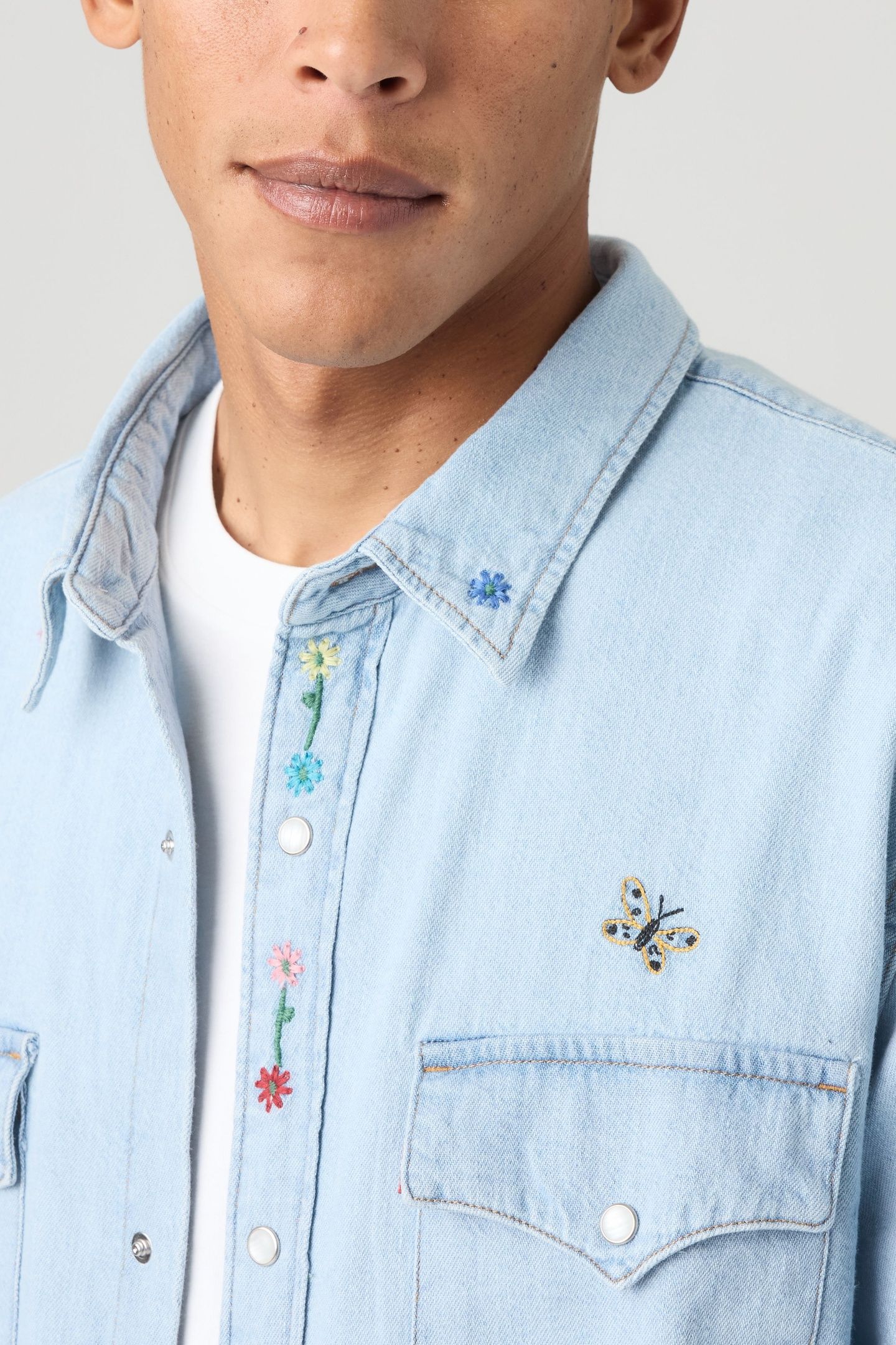 RELAXED FIT WESTERN SHIRT 6