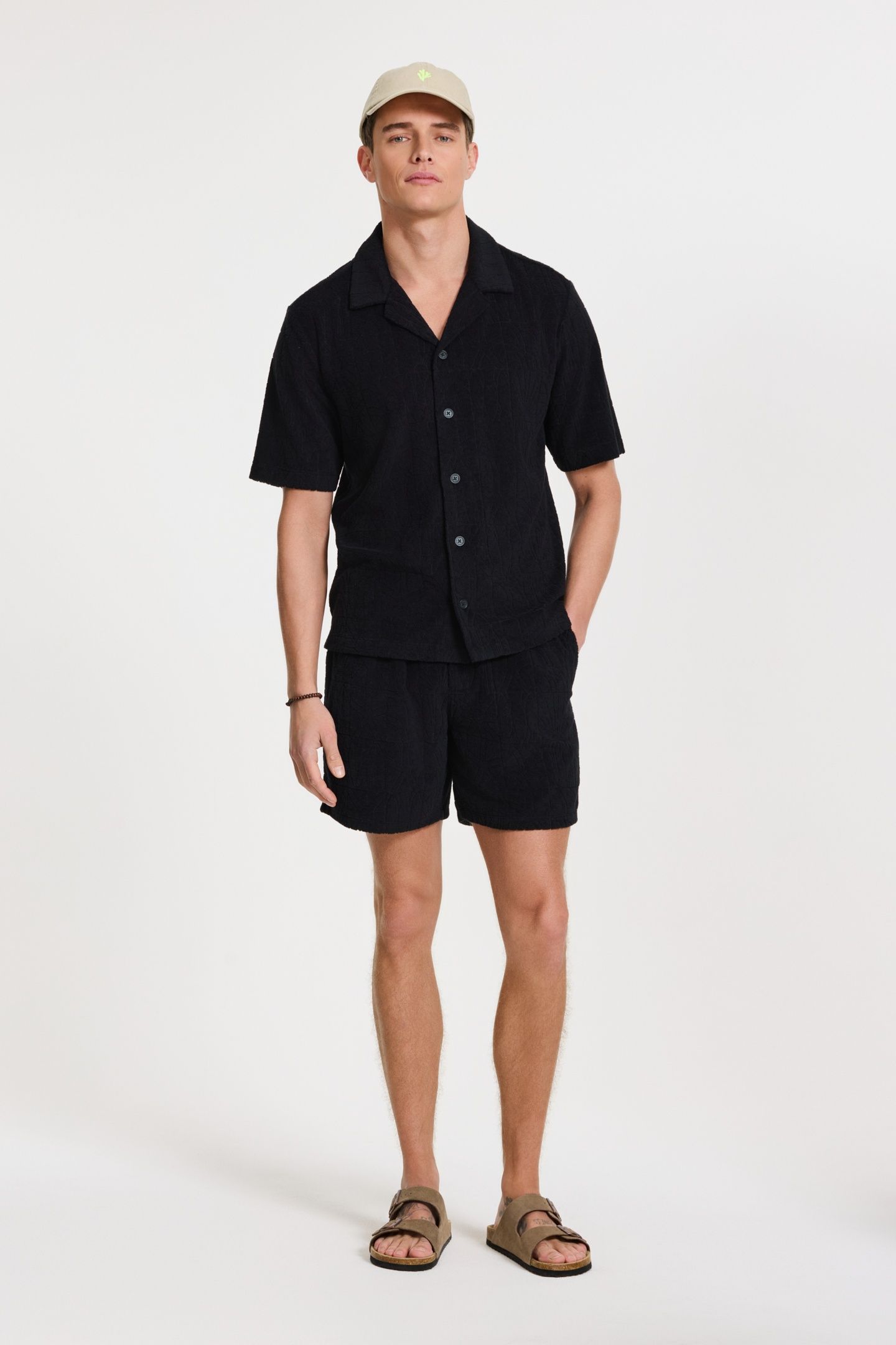 TED SHORT SLEEVE SHIRT GEO SUN BLACK GEO SUN 2