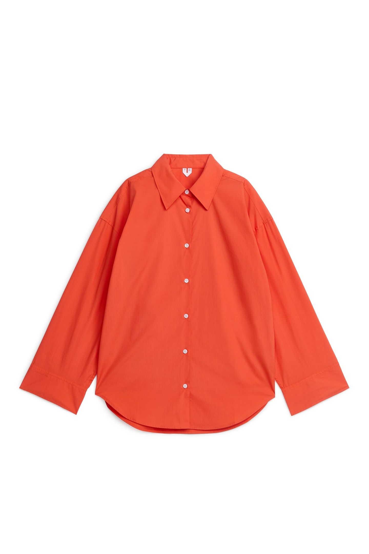 IMA POPLIN SHIRT ORANGE 3