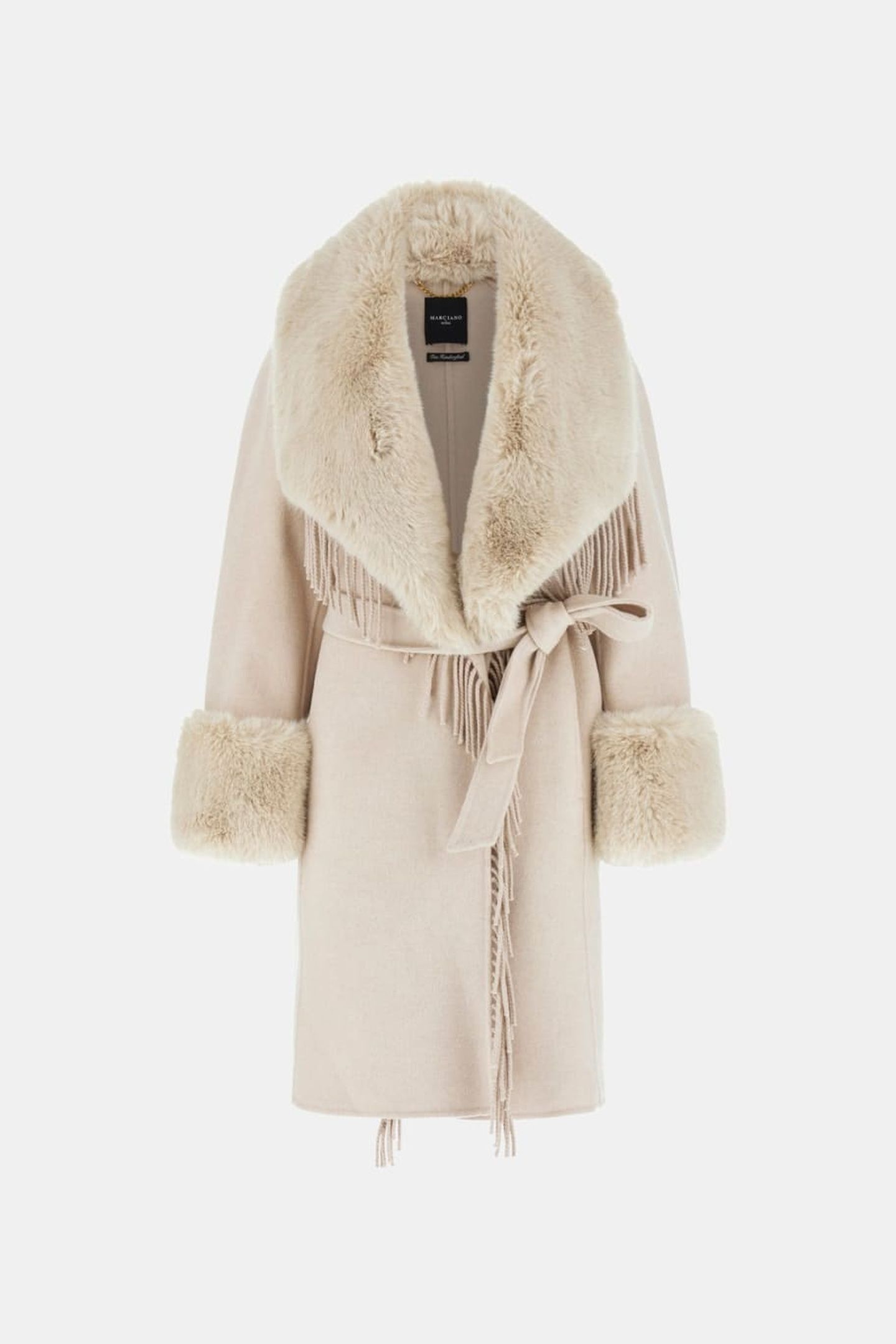 LILIANA COAT LIGHT BEIGE MULTI. 4