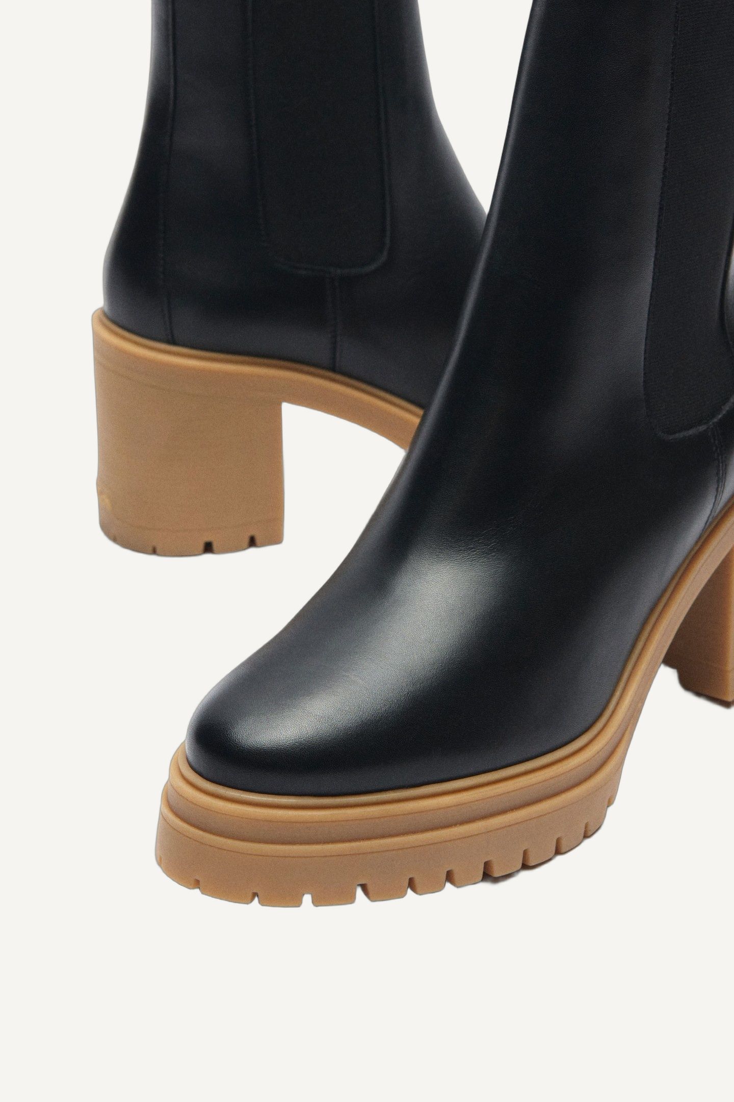 BOTTINES BI COULEUR CLARE NOIR 5