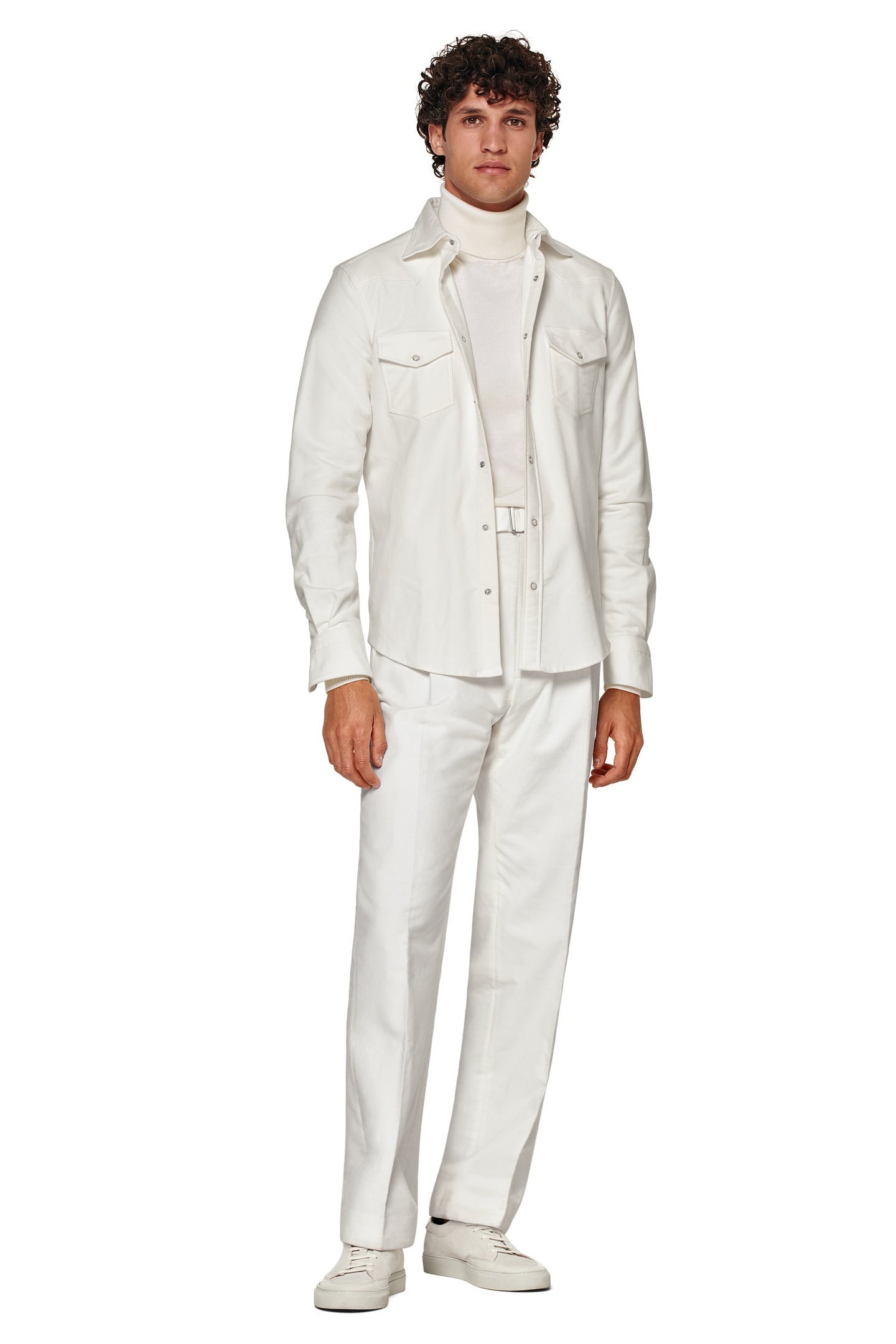 WESTERN MOLESKIN CASUAL SHIRTS OFF-WHITE 1