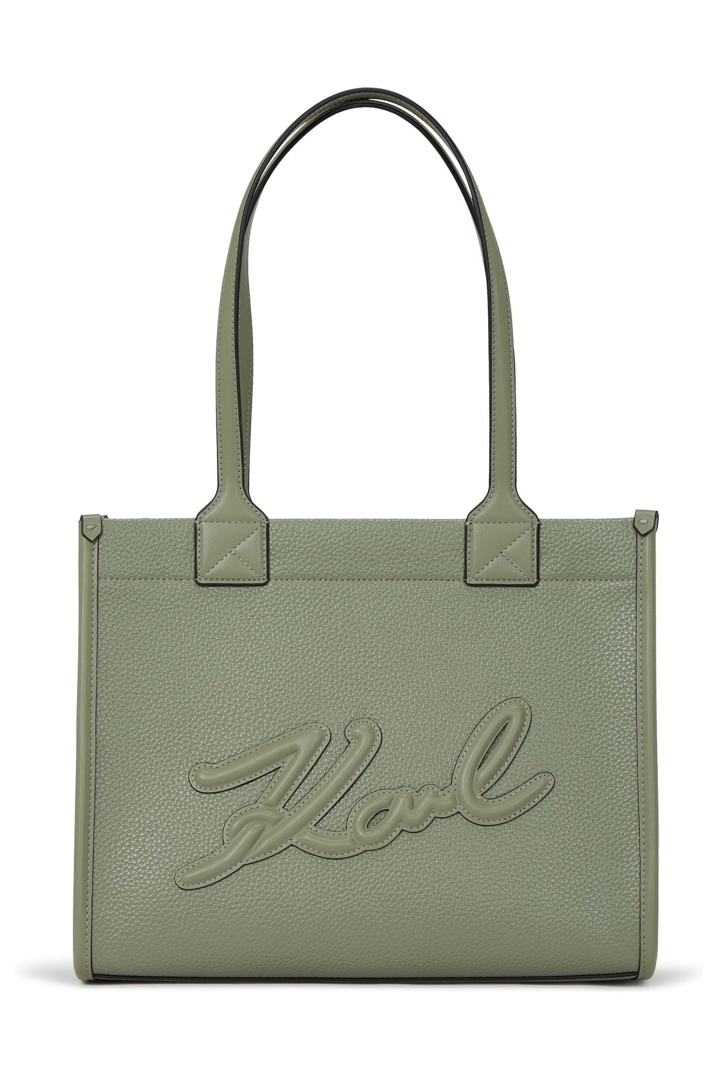 K/SKUARE MEDIUM TOTE GRAINY OIL GREEN 1