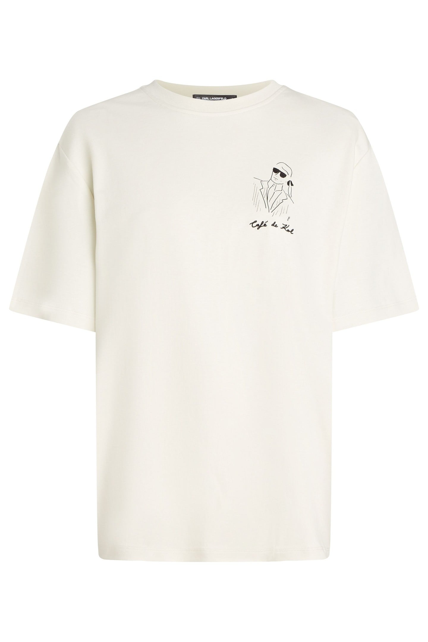JP OVERSIZED KARL T-SHIRT CANNOLI CREAM 7