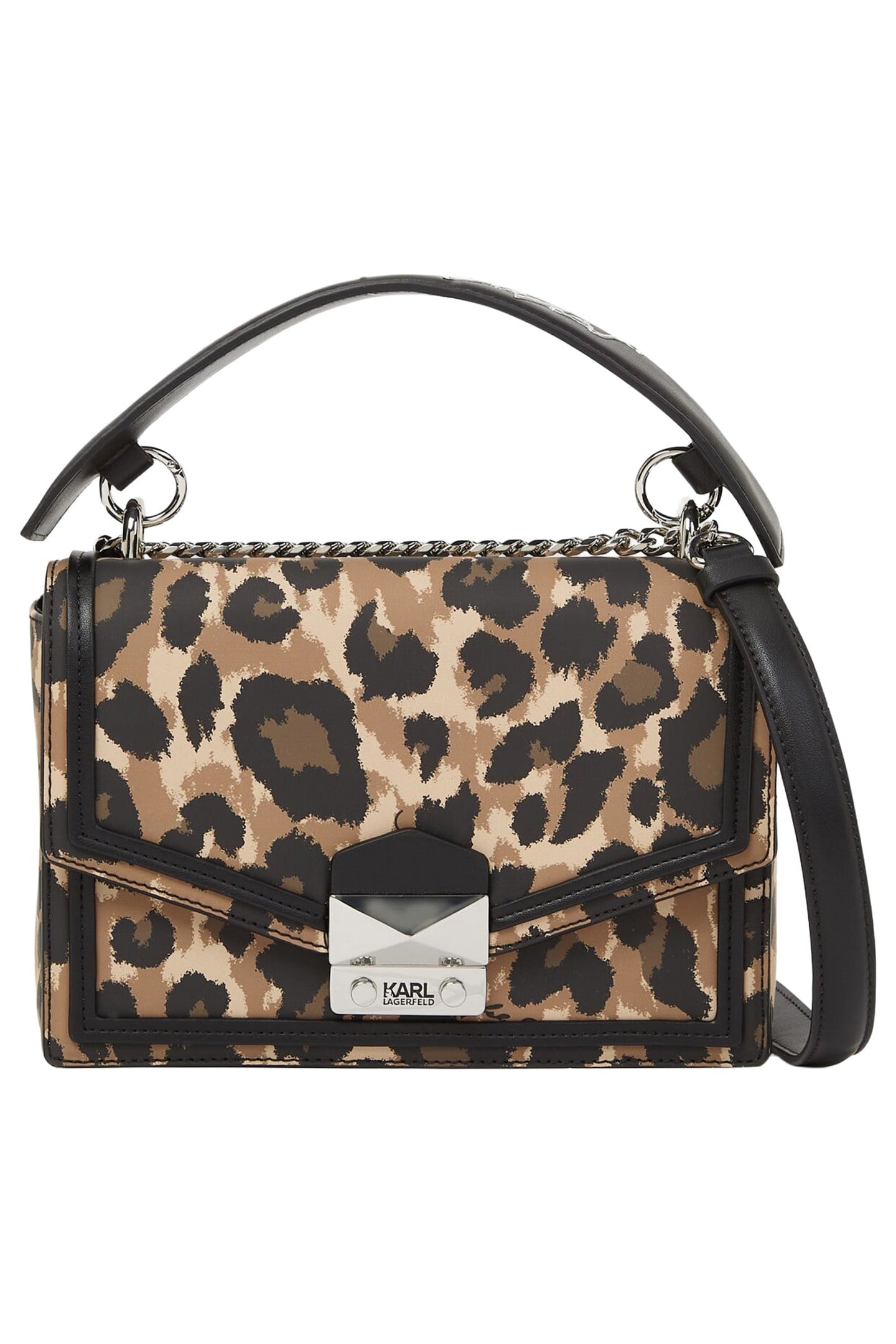 K/STYLE LEOPARD SHOULDER BAG LEOPARD SIGNATURE 1