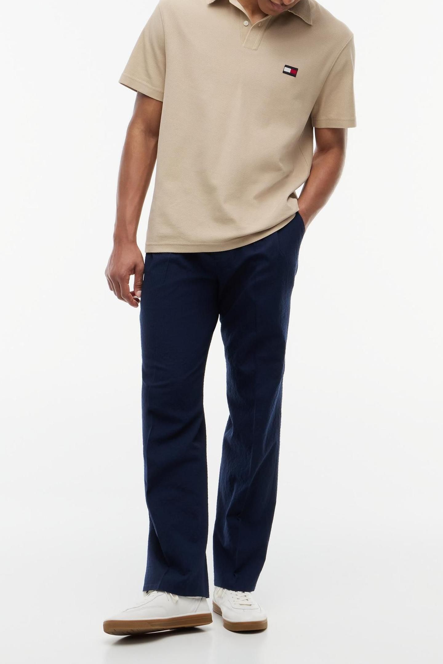 KNITTED COLLAR CLASSIC POLO SANDALWOOD 2