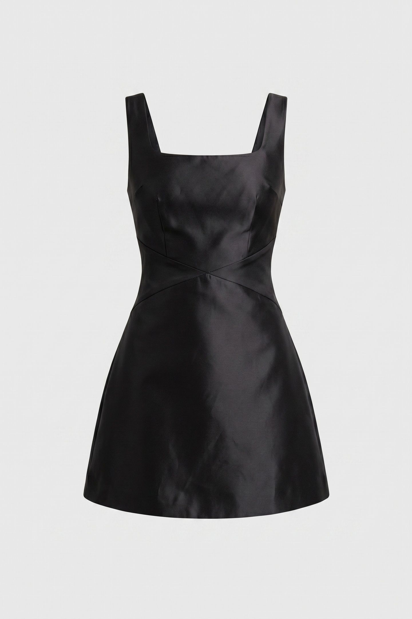 BOW DETAIL MINI DRESS BLACK 4