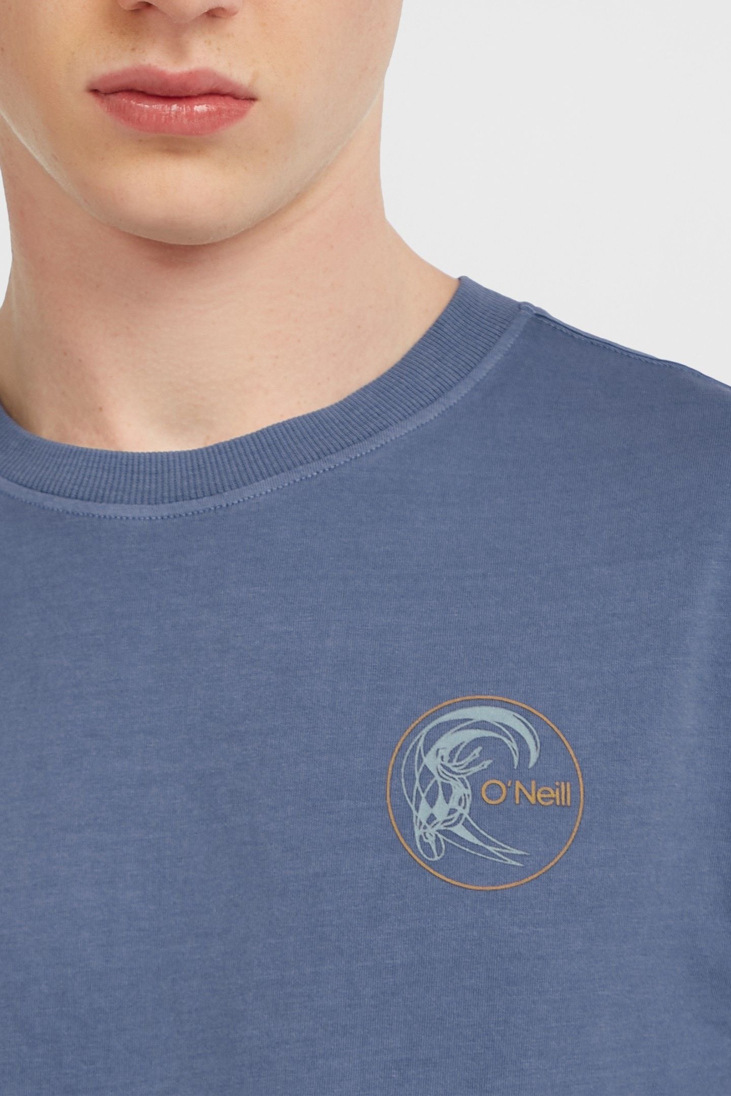 O'RIGINALS RETRO BACK PRINT T-SHIRT MOZART BLUE 6