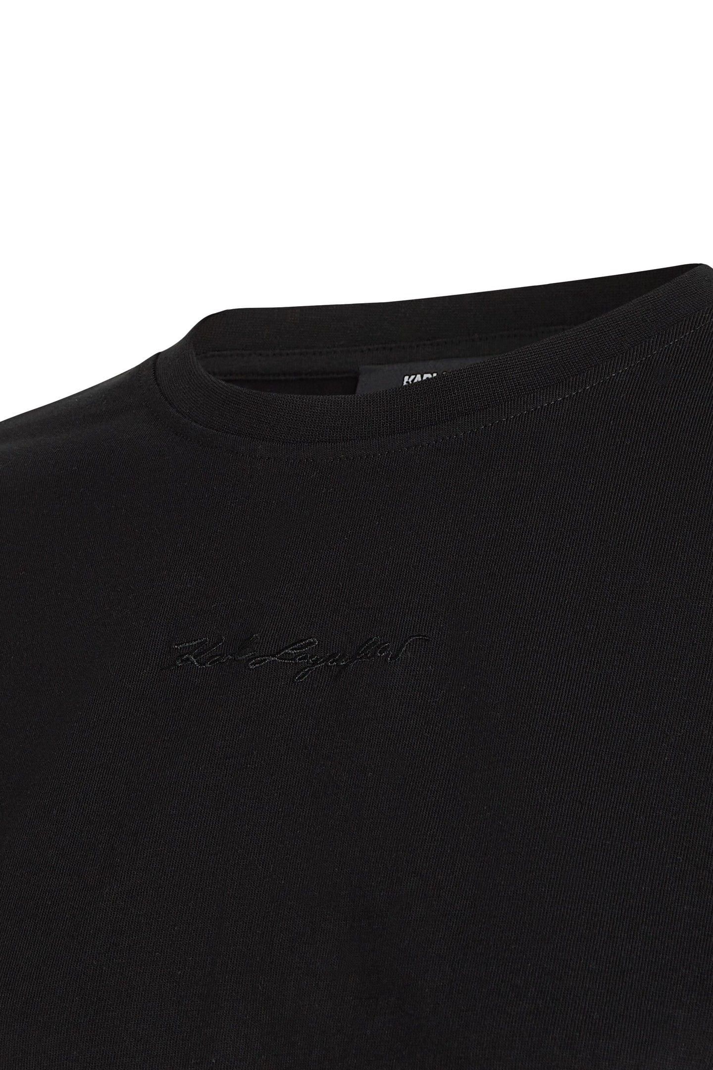 EMBELLISHED SLV BOXY T-SHIRT BLACK 3