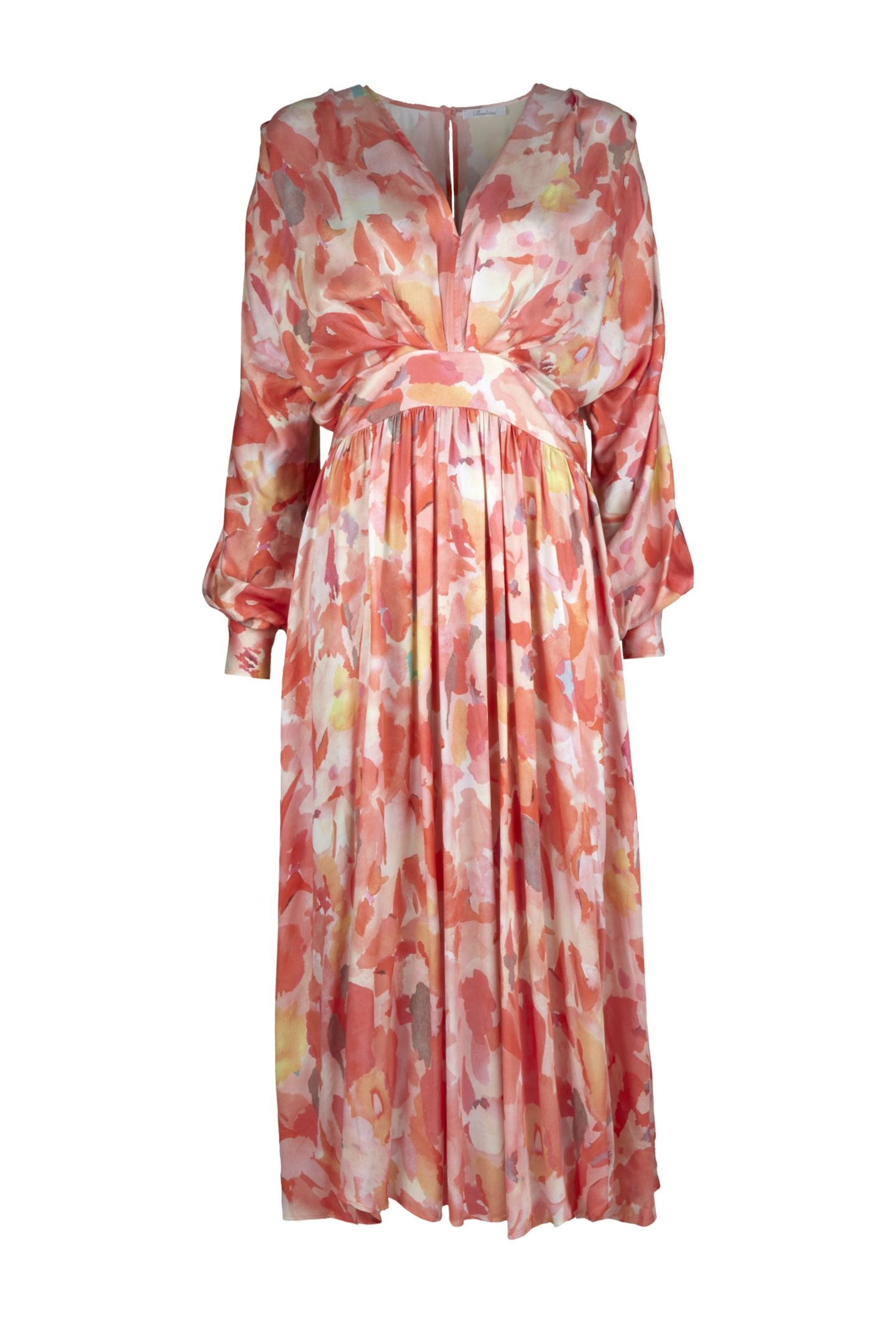 EDVINA DRESS ORANGE PATTERN 2