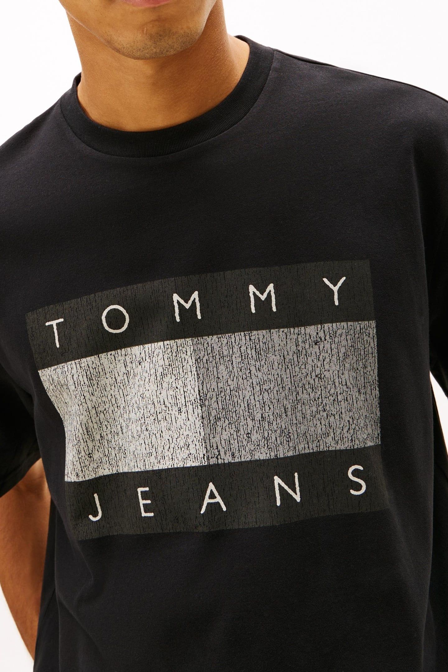 TJM 90S DISTRESSED T-SHIRT BLACK 5
